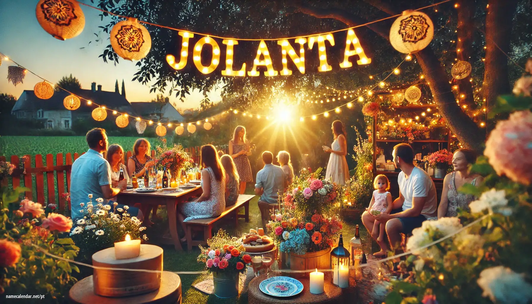 Celebração do dia do nome e nome - Jolanta
