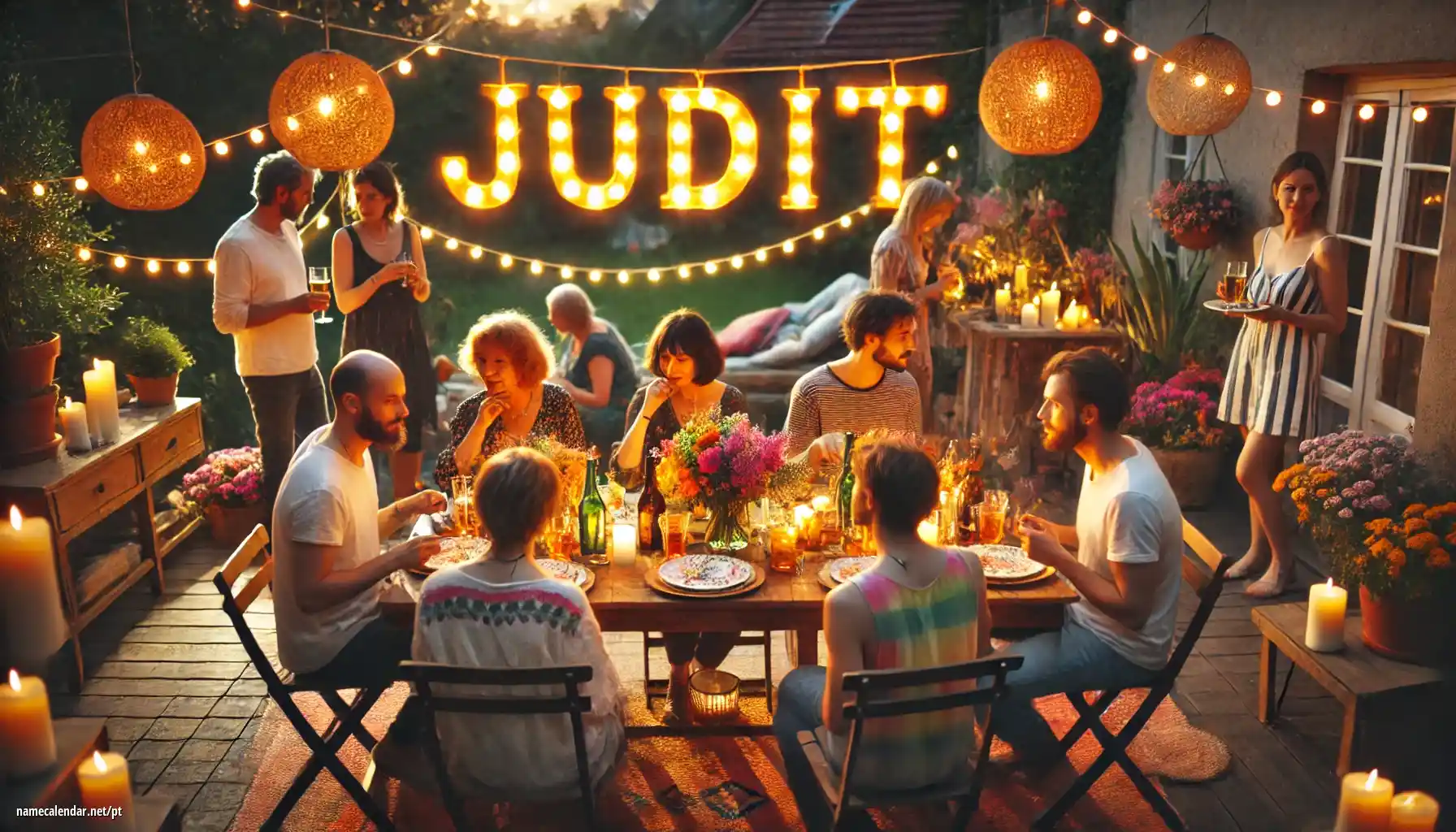 Celebração do dia do nome e nome - Judit