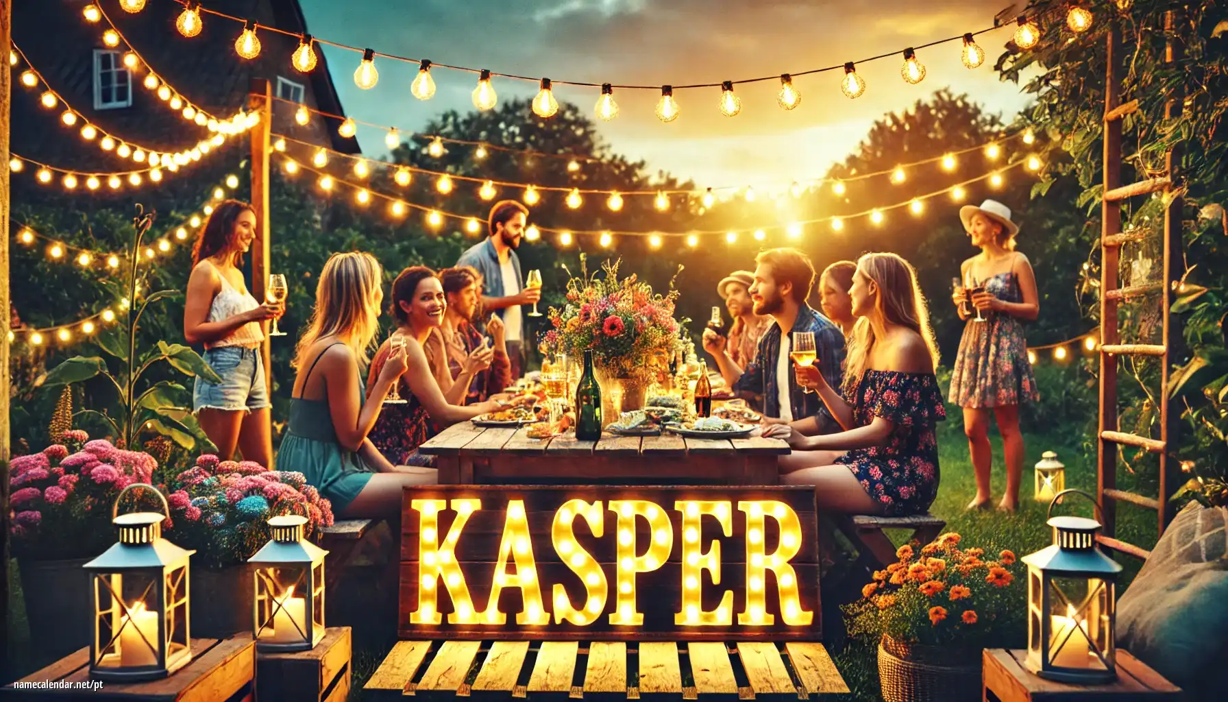 Celebração do dia do nome e nome - Kasper