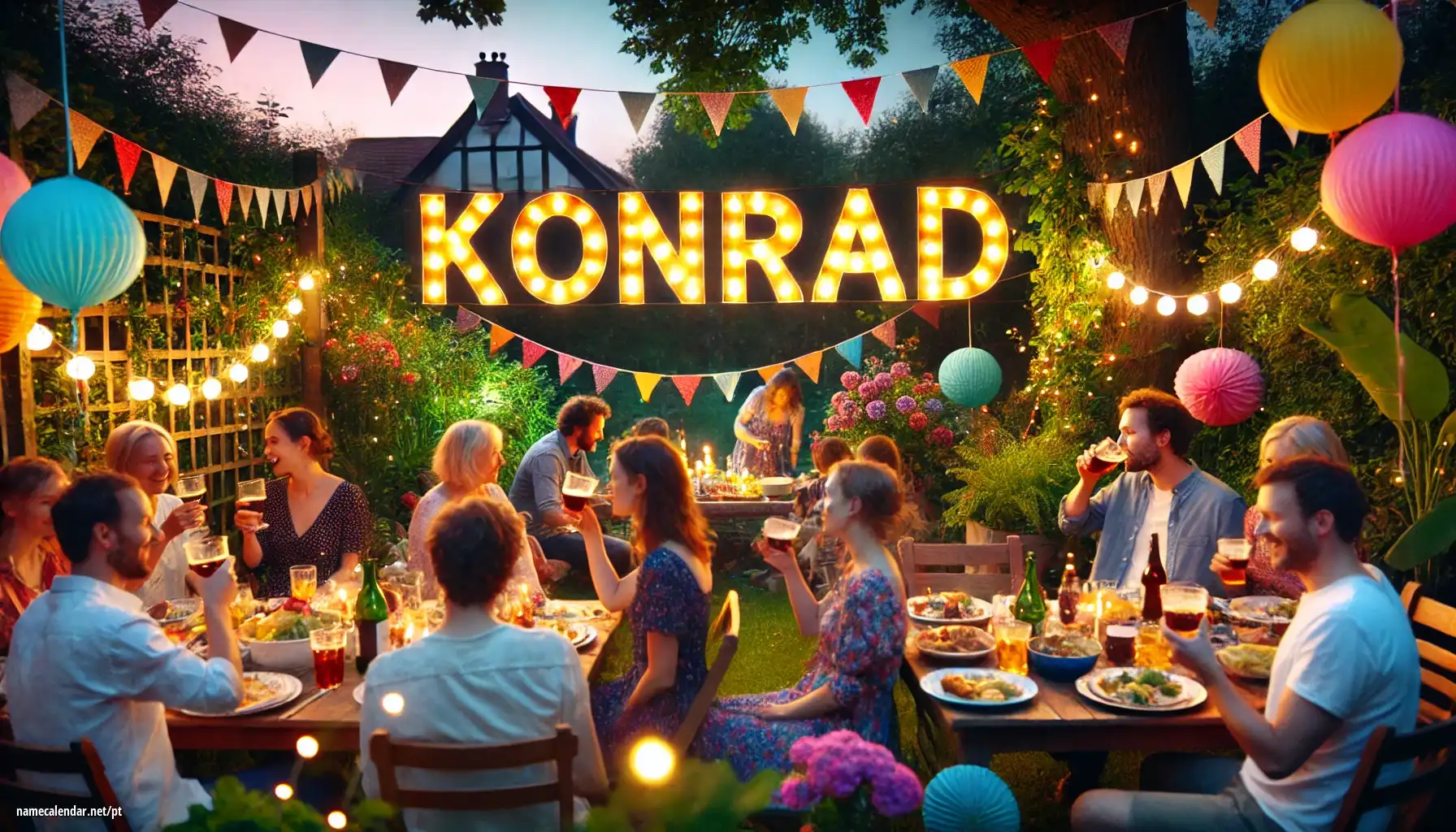 Celebração do dia do nome e nome - Konrád