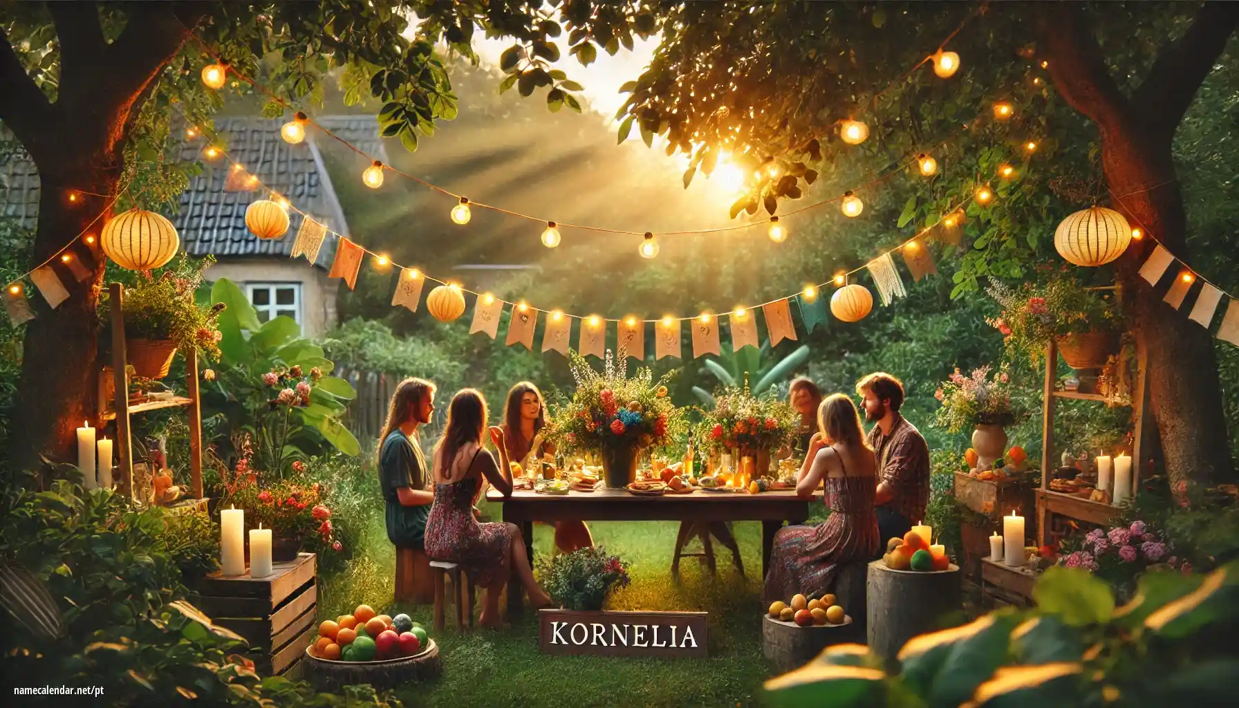 Celebração do dia do nome e nome - Kornelia