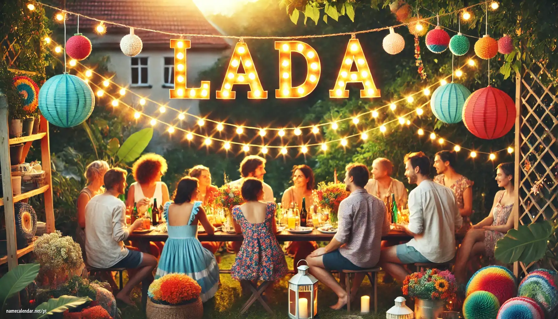 Celebração do dia do nome e nome - Lada