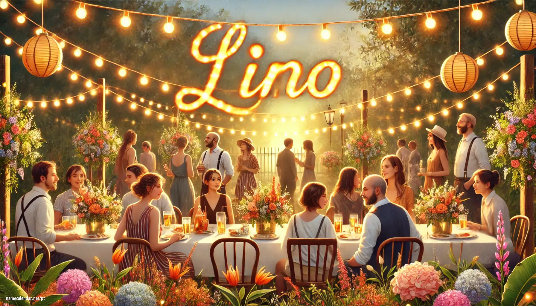 Celebração do dia do nome e nome - Lino