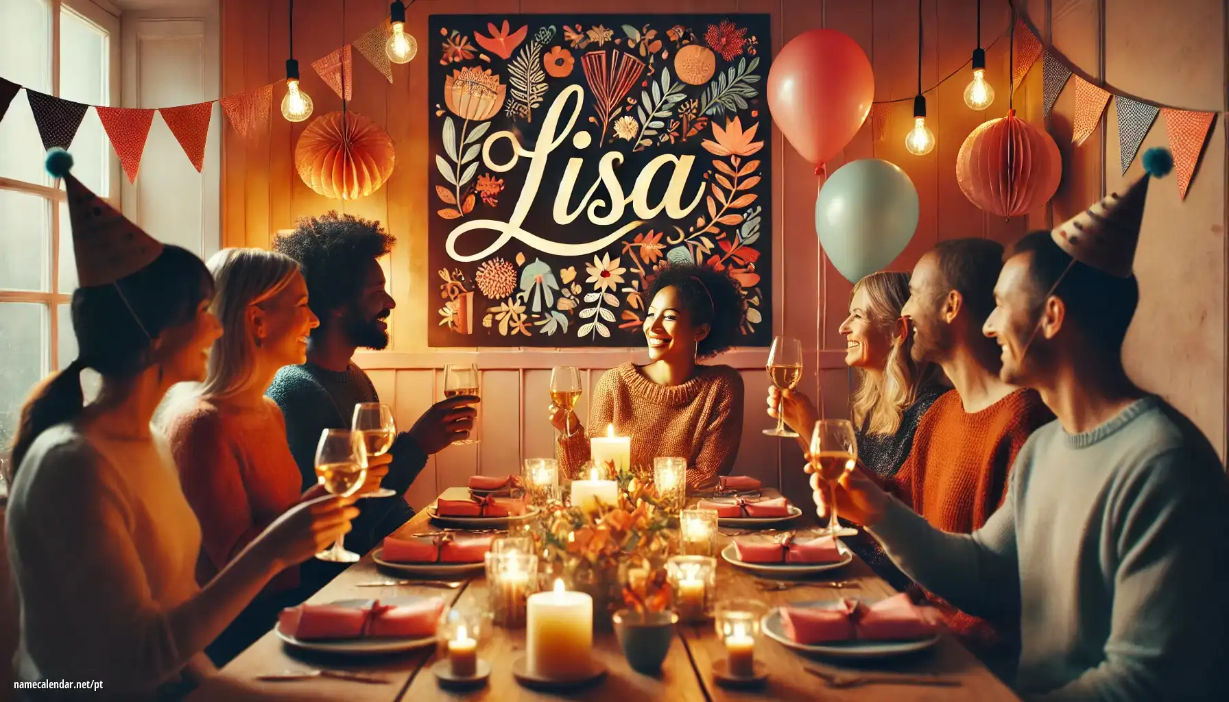 Celebração do dia do nome e nome - Lisa