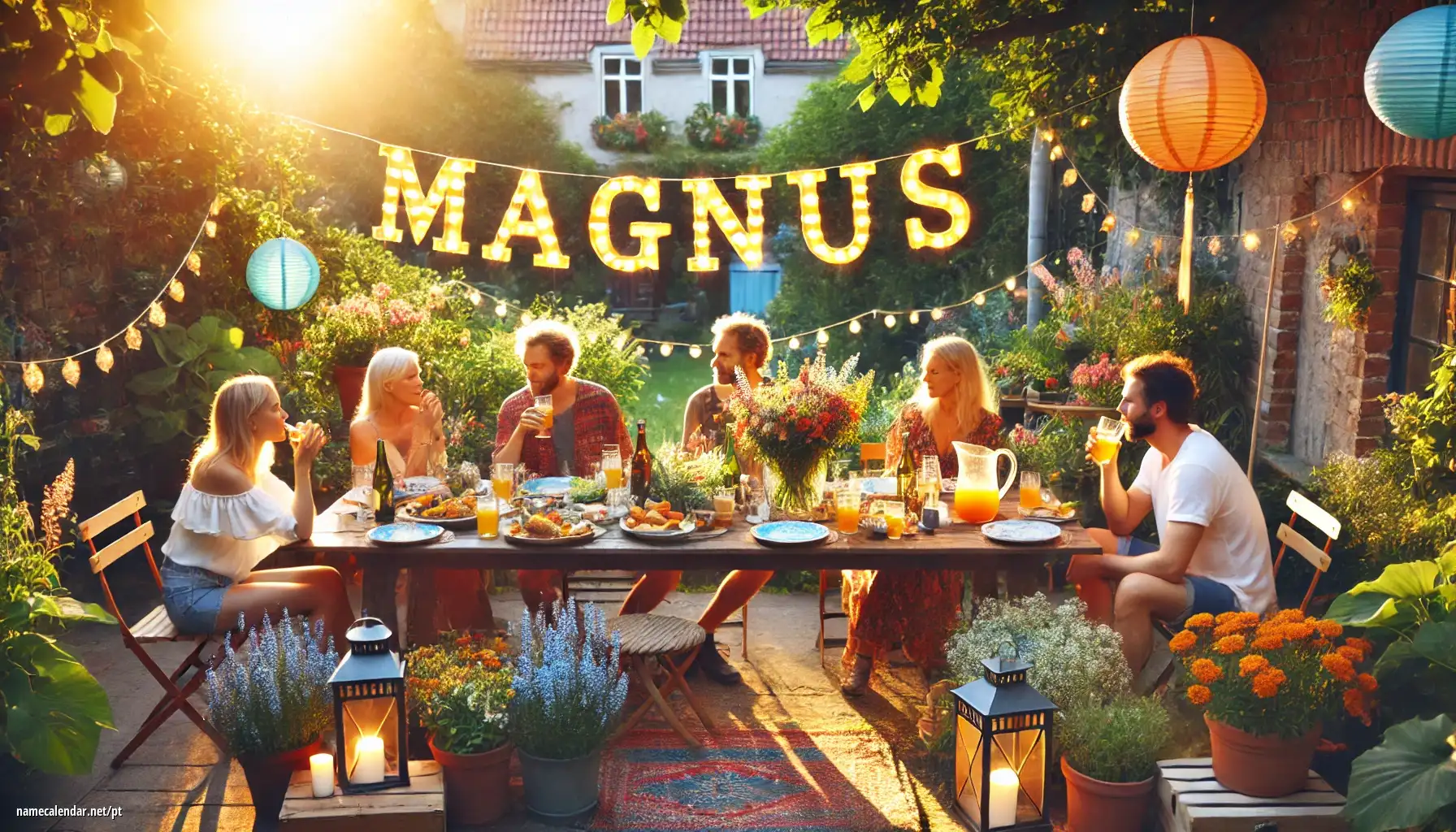 Celebração do dia do nome e nome - Magnus