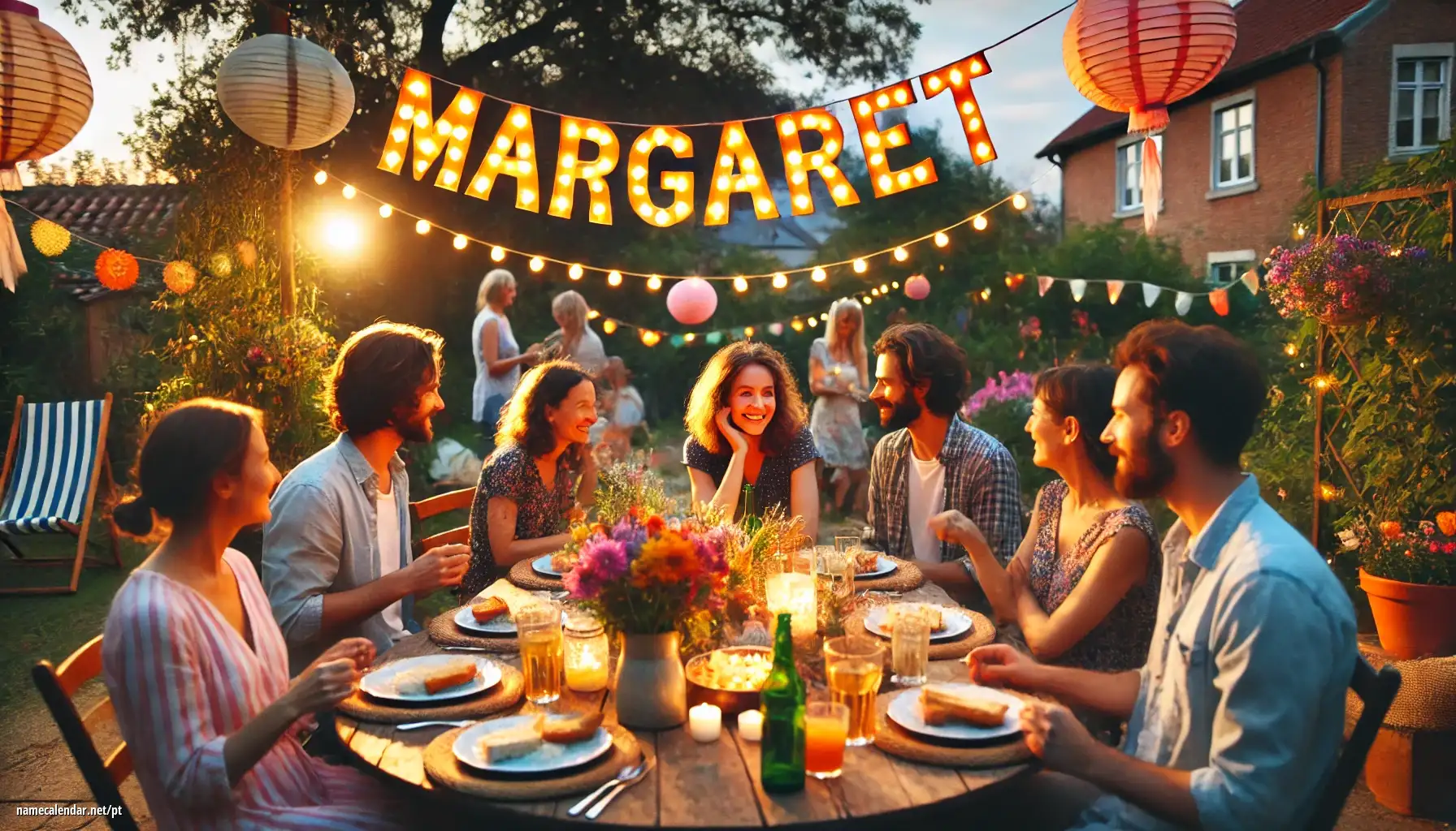 Celebração do dia do nome e nome - Margaret