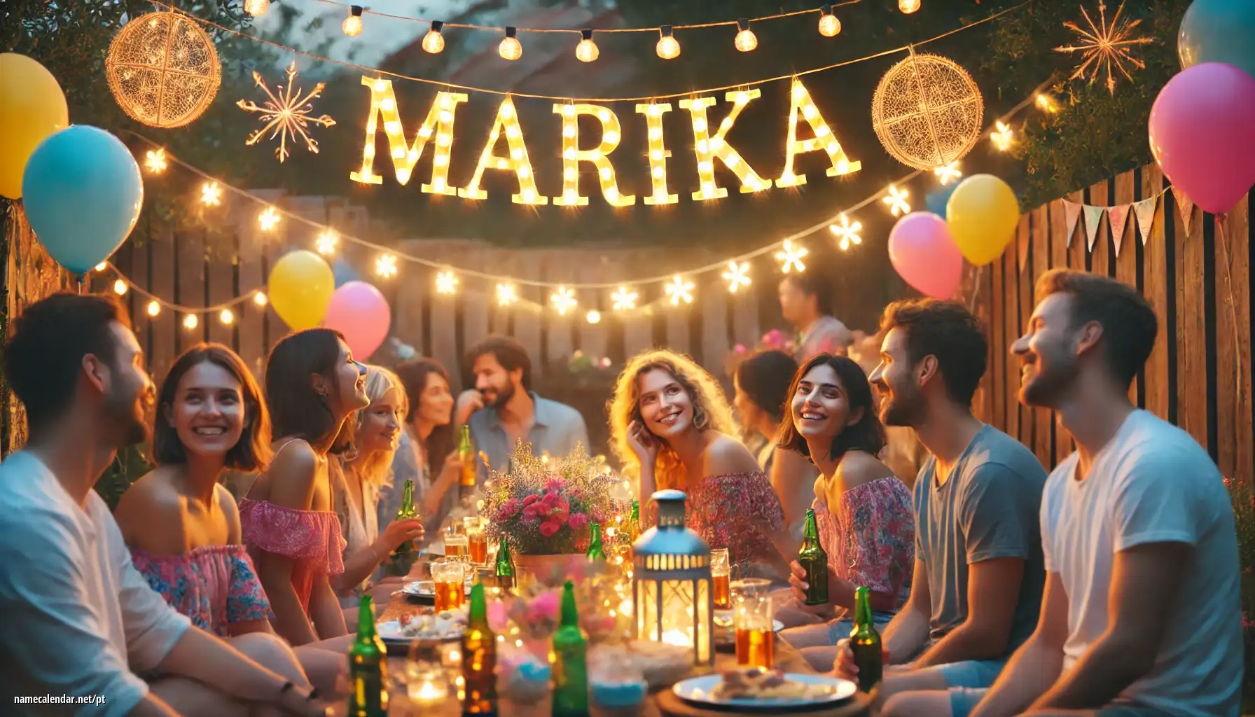Celebração do dia do nome e nome - Marika