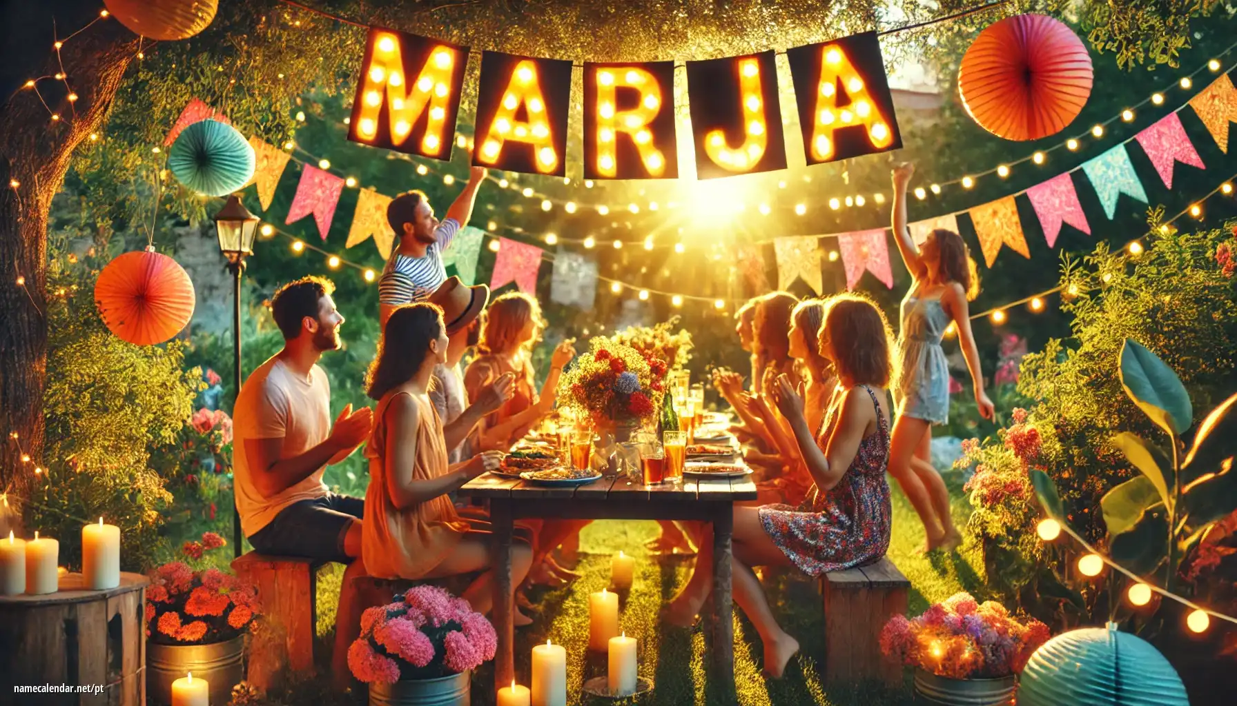 Celebração do dia do nome e nome - Marja