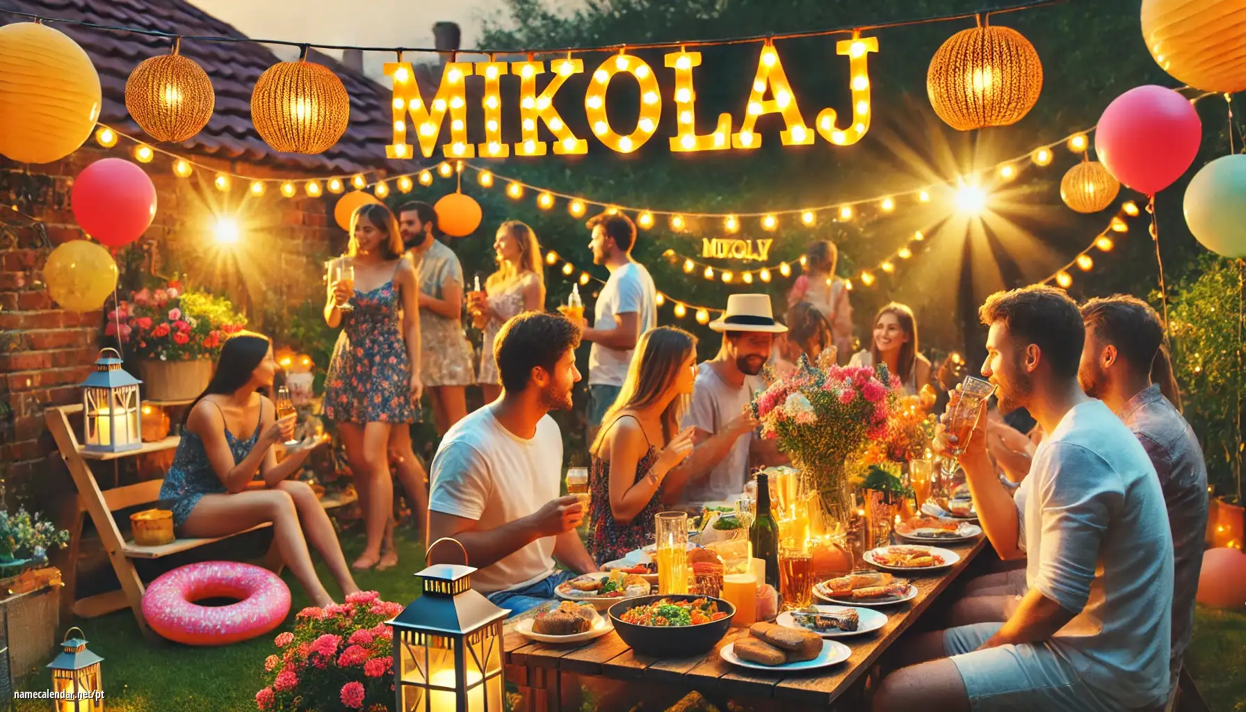 Celebração do dia do nome e nome - Mikolaj