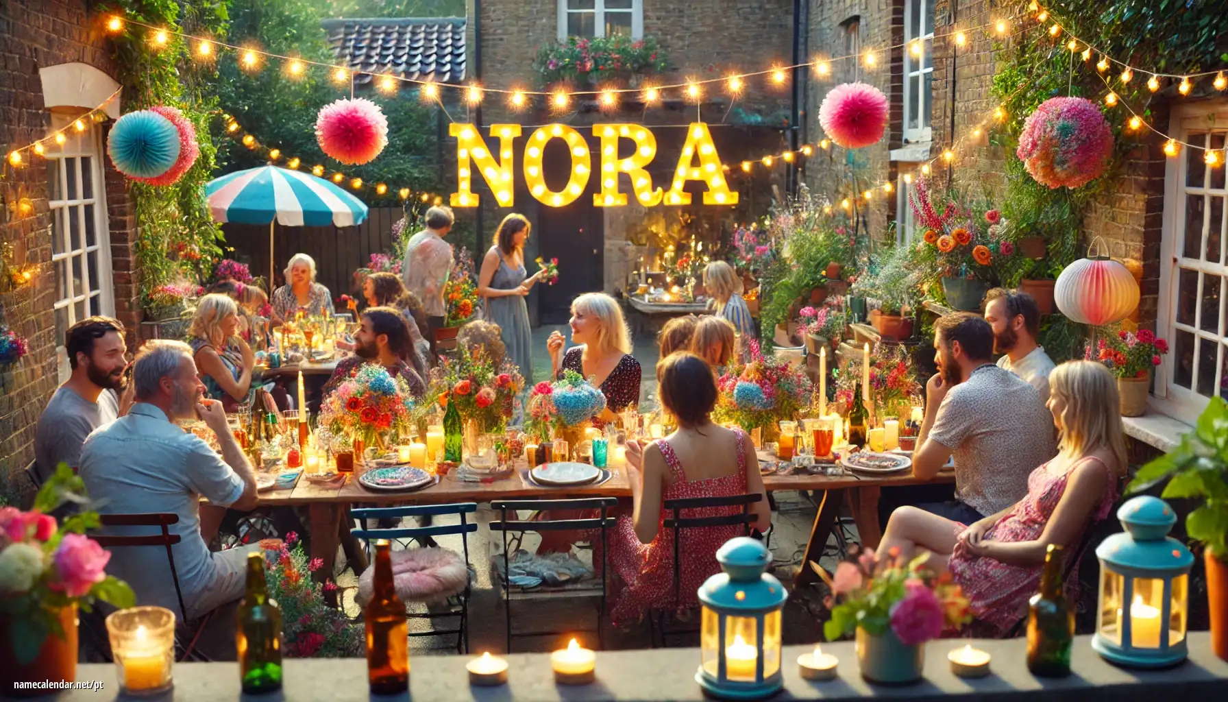 Celebração do dia do nome e nome - Nóra