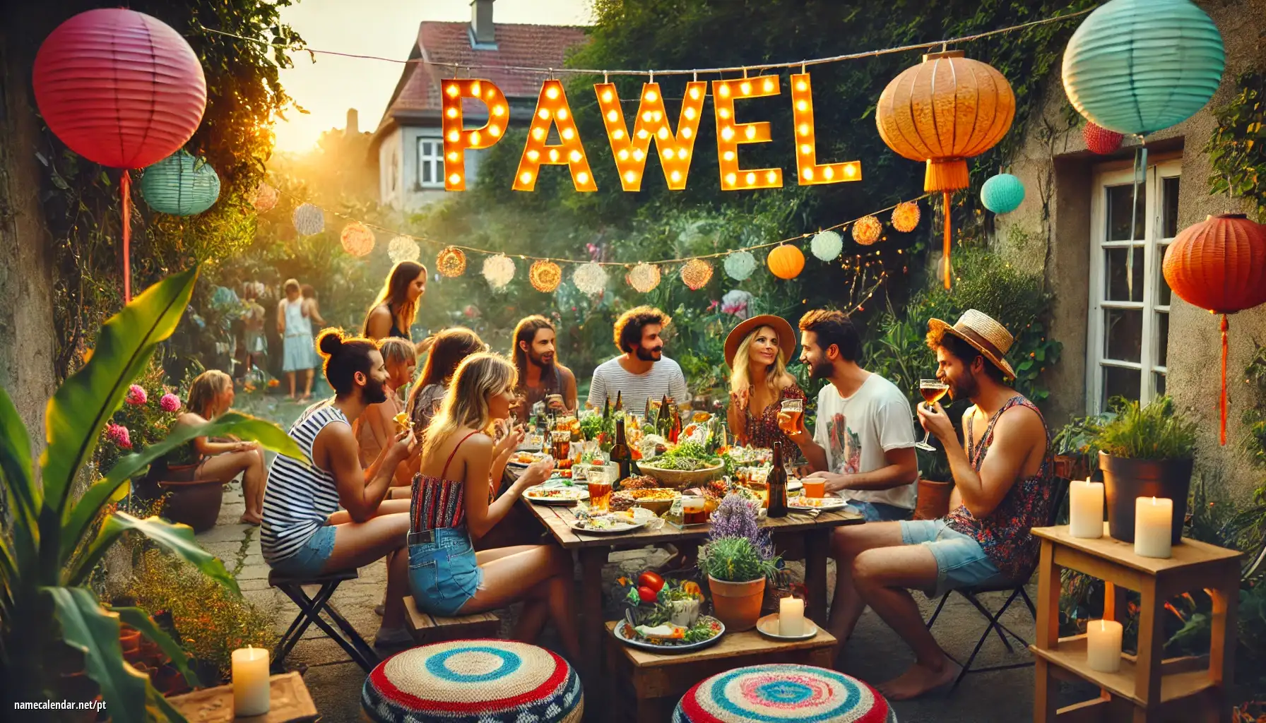 Celebração do dia do nome e nome - Pawel