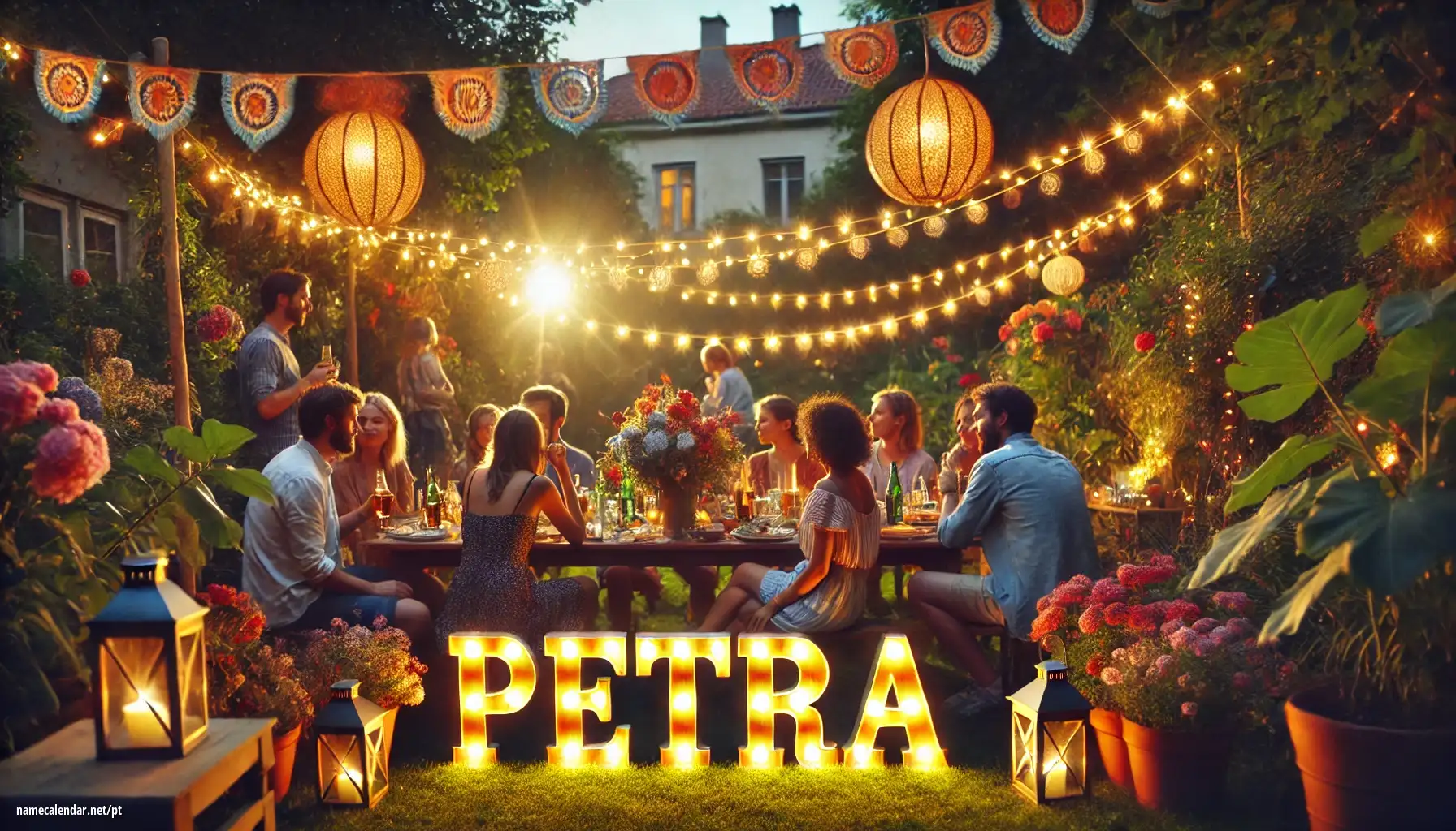 Celebração do dia do nome e nome - Petra