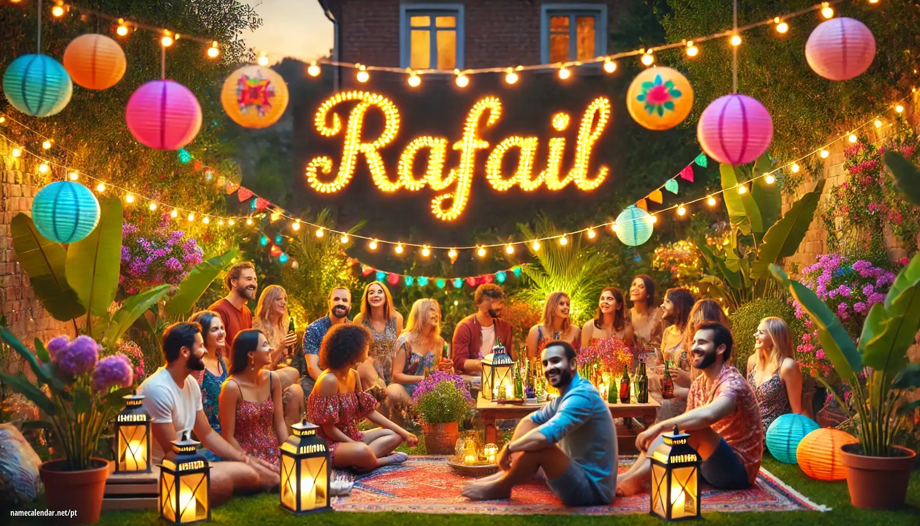 Celebração do dia do nome e nome - Rafail