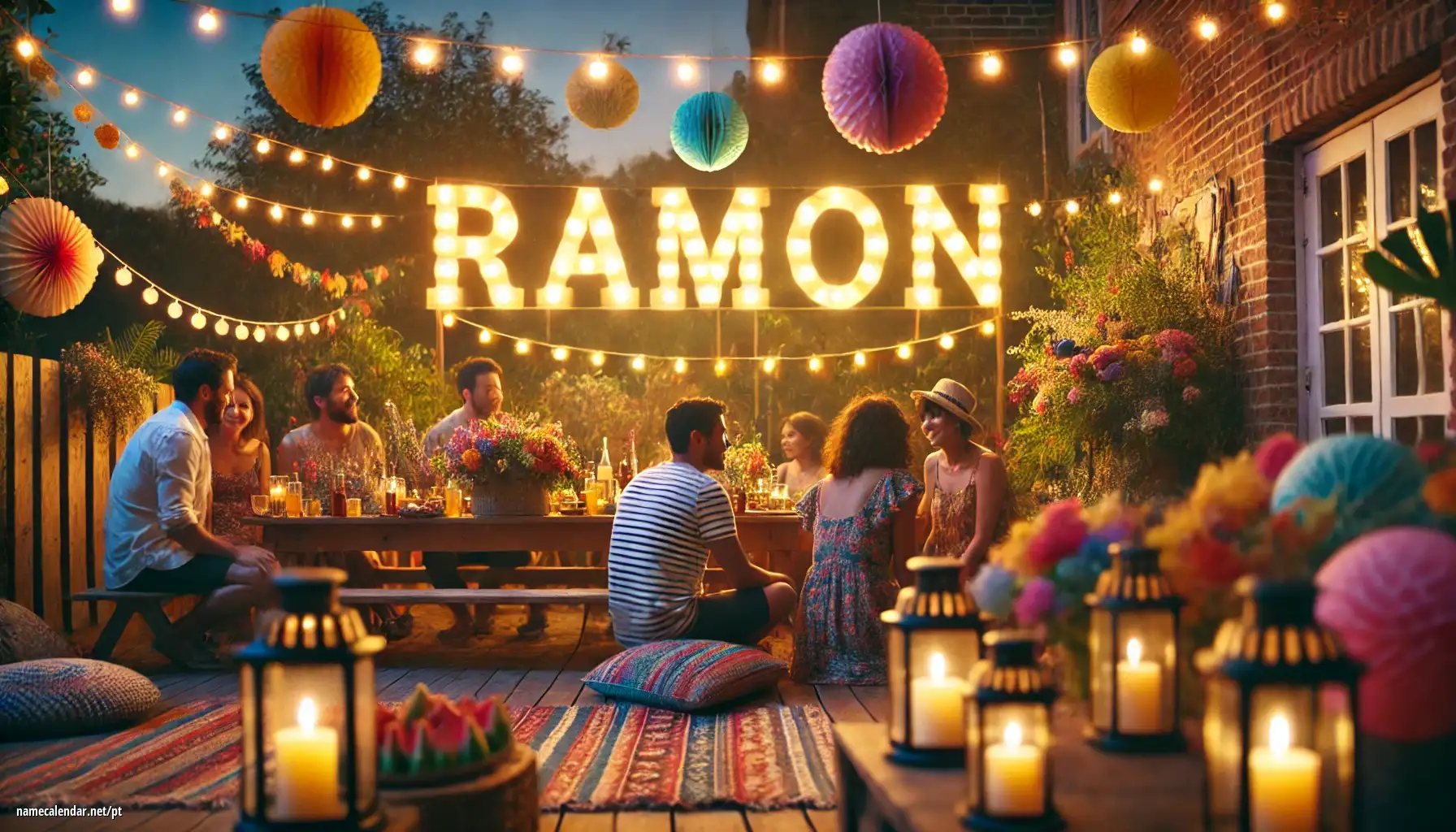 Celebração do dia do nome e nome - Ramon