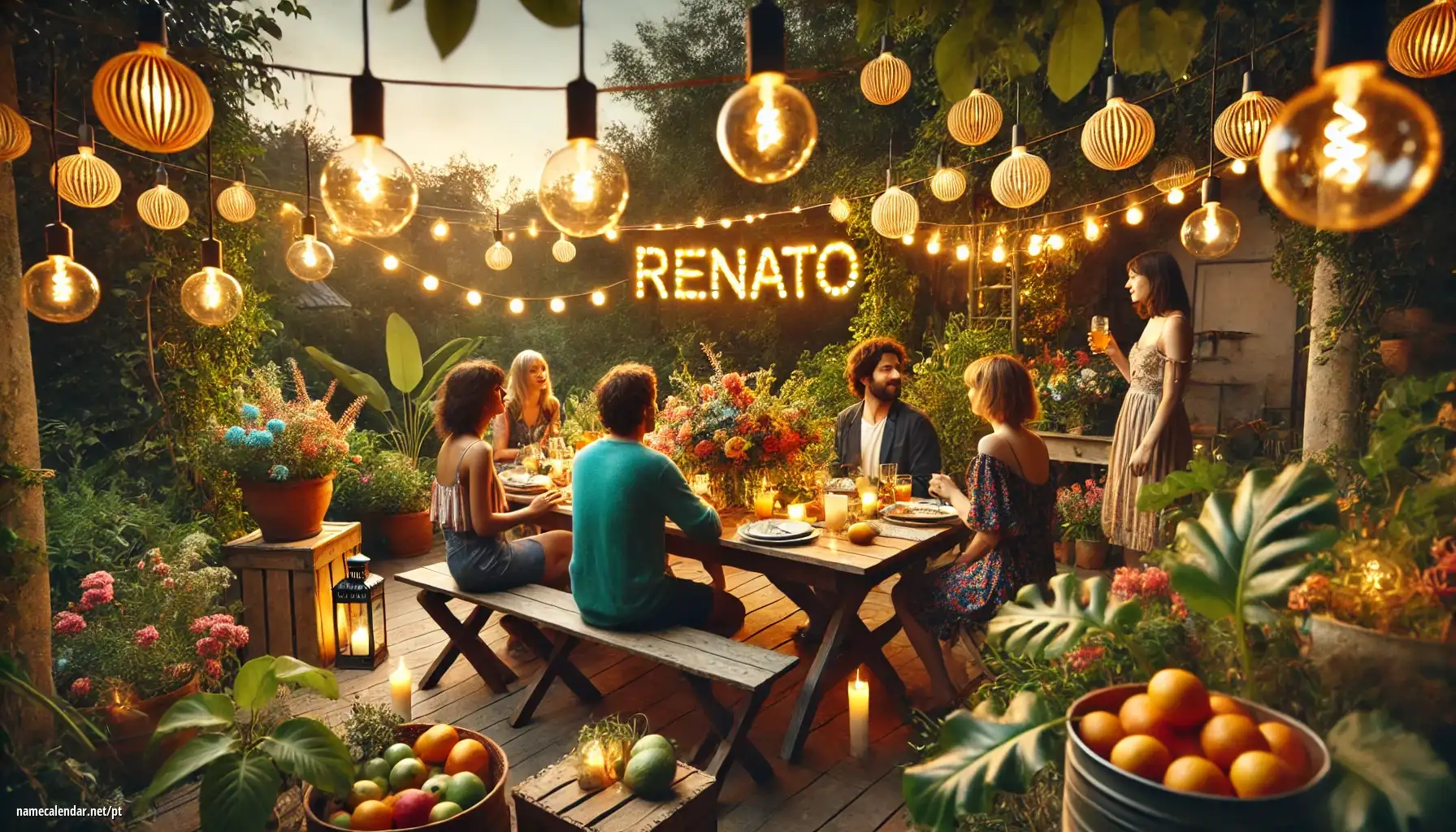 Celebração do dia do nome e nome - Renato