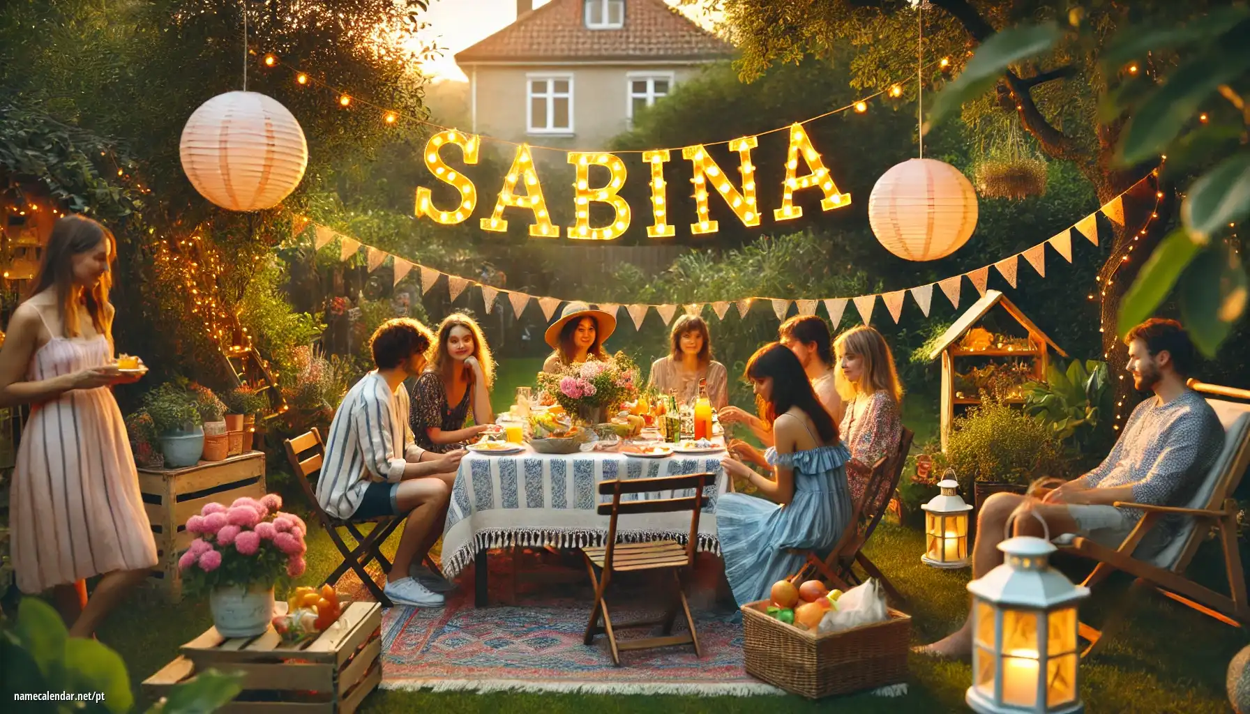 Celebração do dia do nome e nome - Sabina