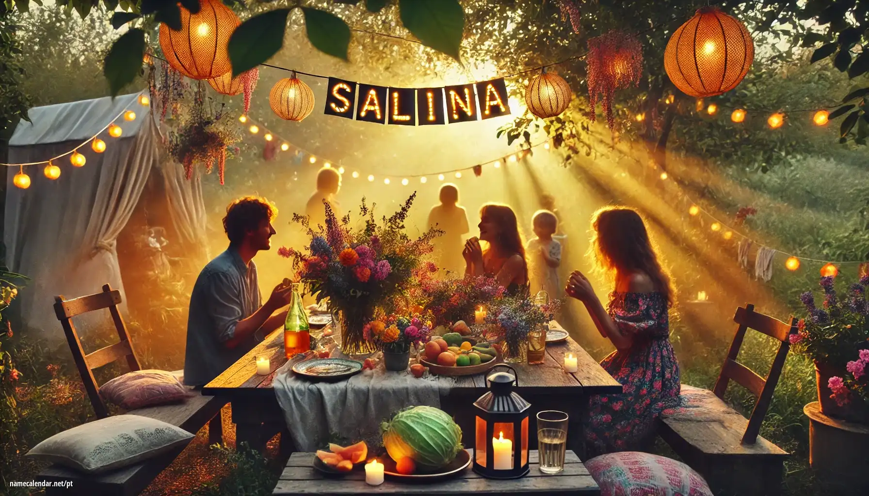 Celebração do dia do nome e nome - Salina