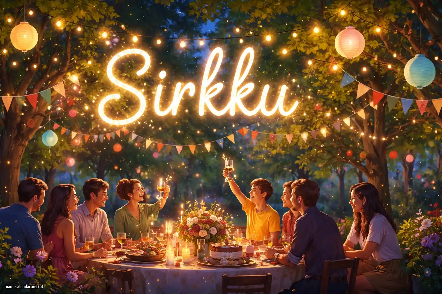 Celebração do dia do nome e nome - Sirkku