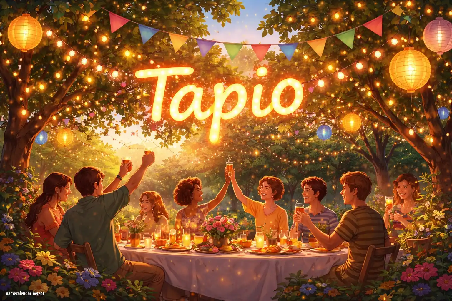 Celebração do dia do nome e nome - Tapio