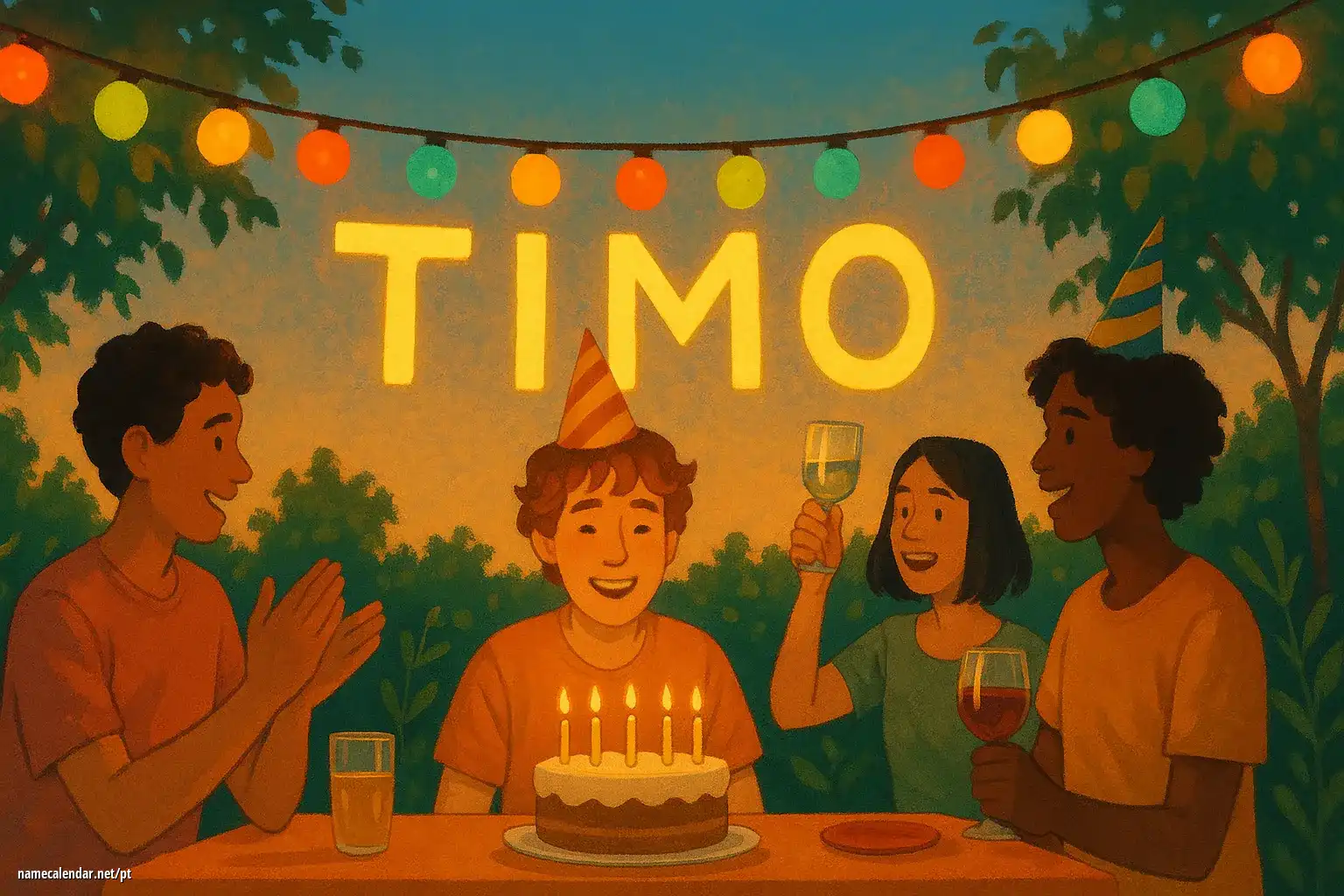 Celebração do dia do nome e nome - Timo