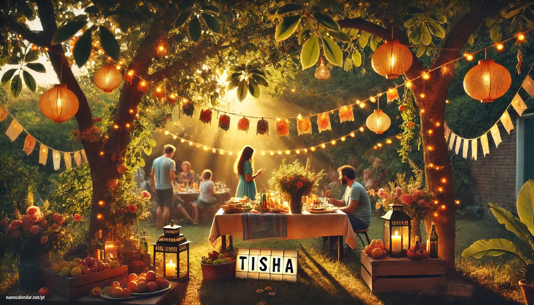 Celebração do dia do nome e nome - Tisha