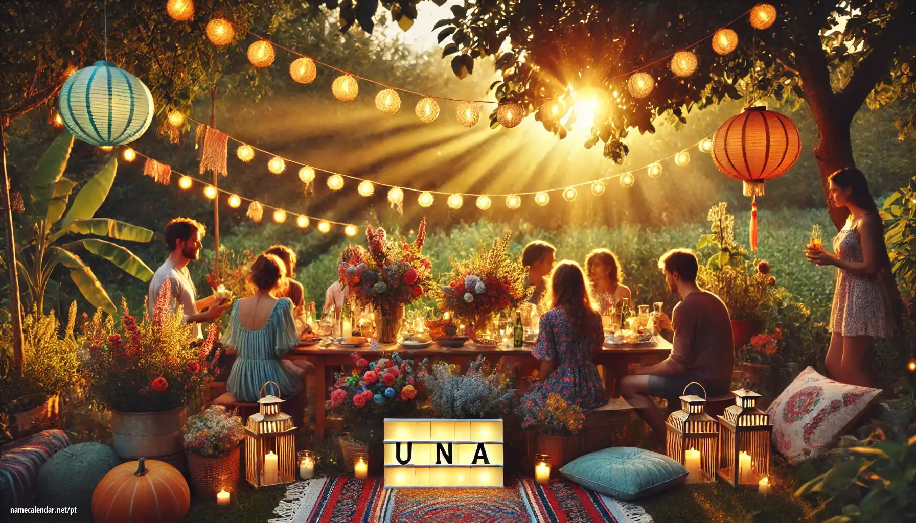 Celebração do dia do nome e nome - Una