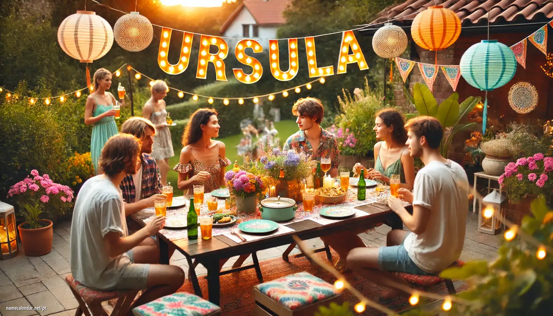 Celebração do dia do nome e nome - Ursula