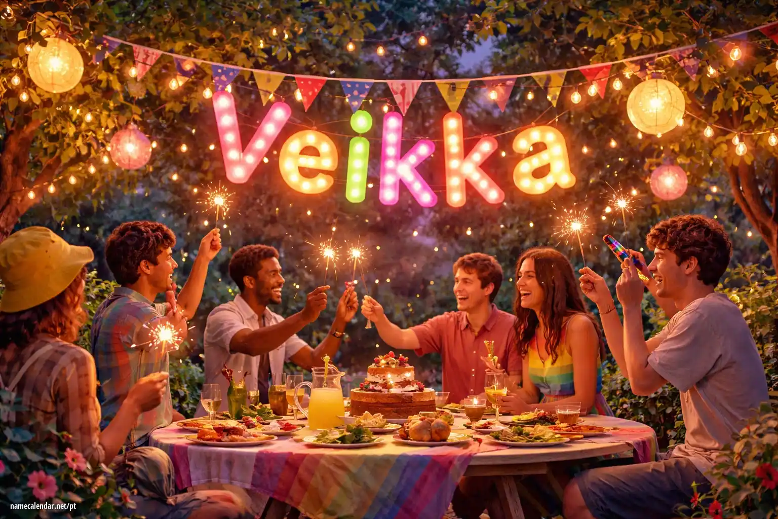 Celebração do dia do nome e nome - Veikka
