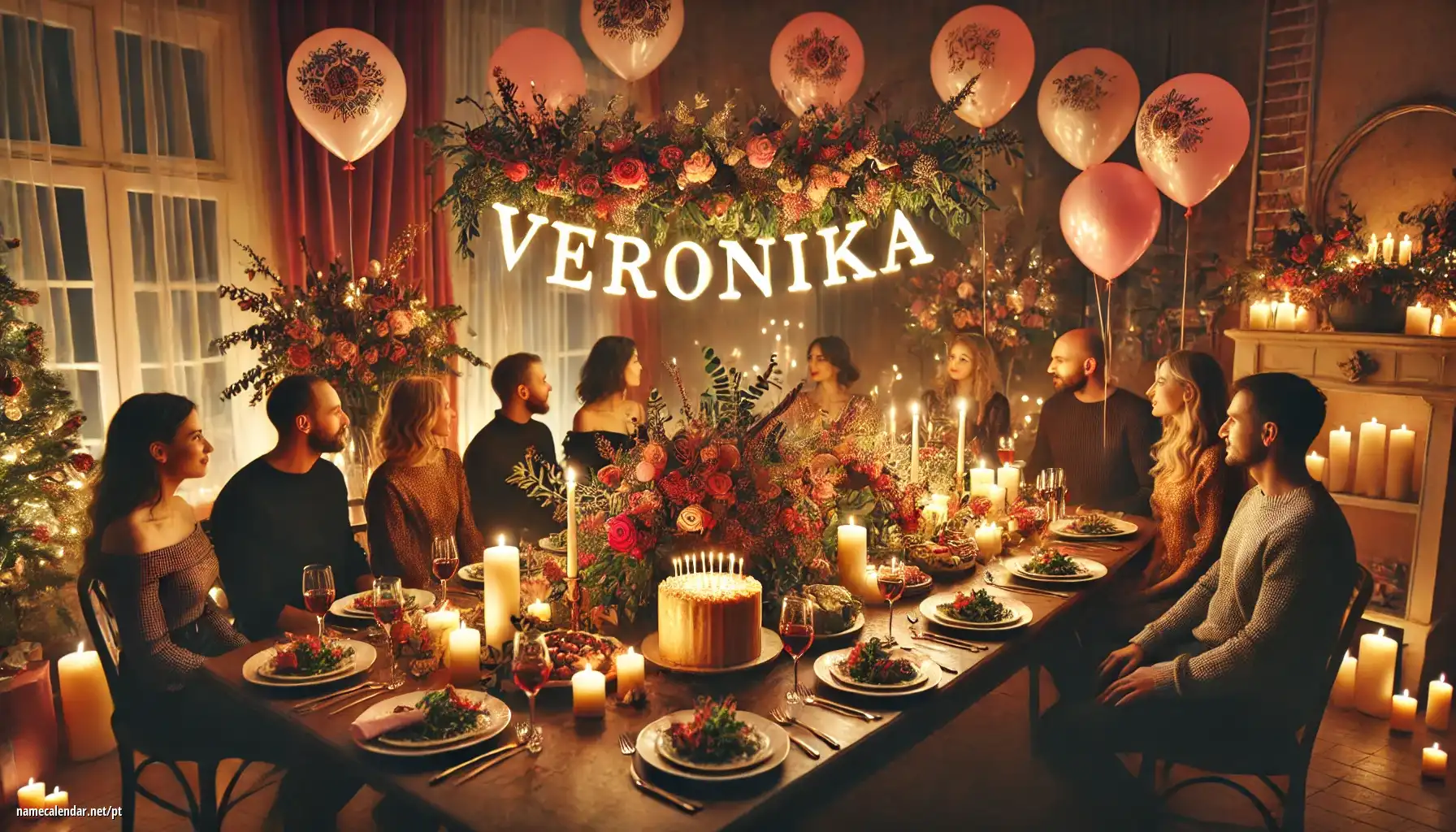 Celebração do dia do nome e nome - Veronika