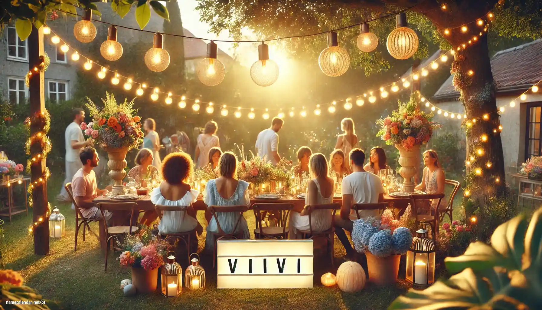 Celebração do dia do nome e nome - Viivi