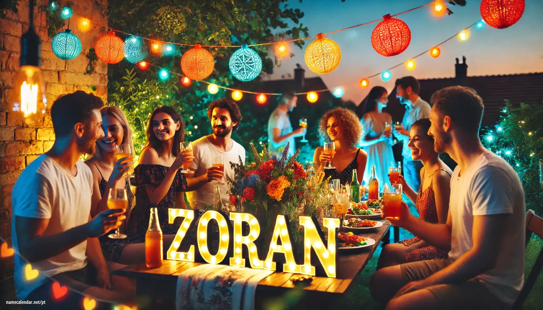 Celebração do dia do nome e nome - Zoran
