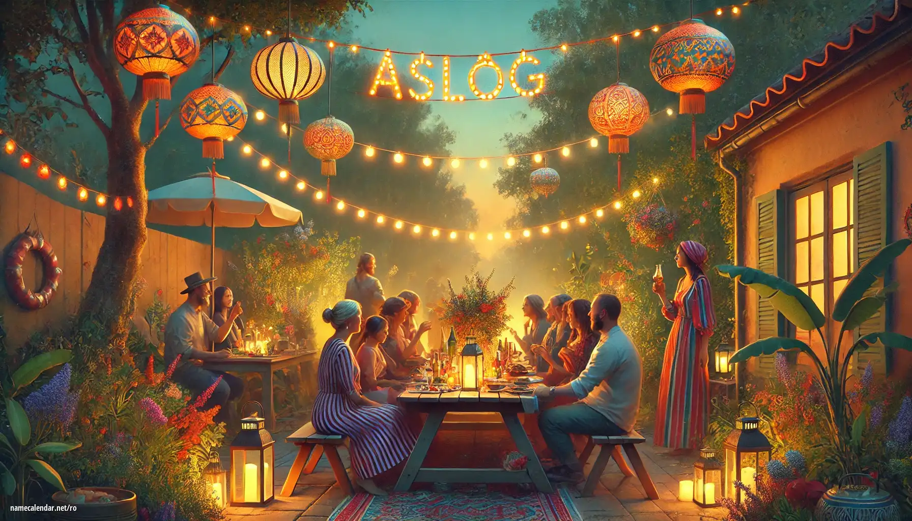 Sărbătorirea zilei onomastice și a numelui - Åslög