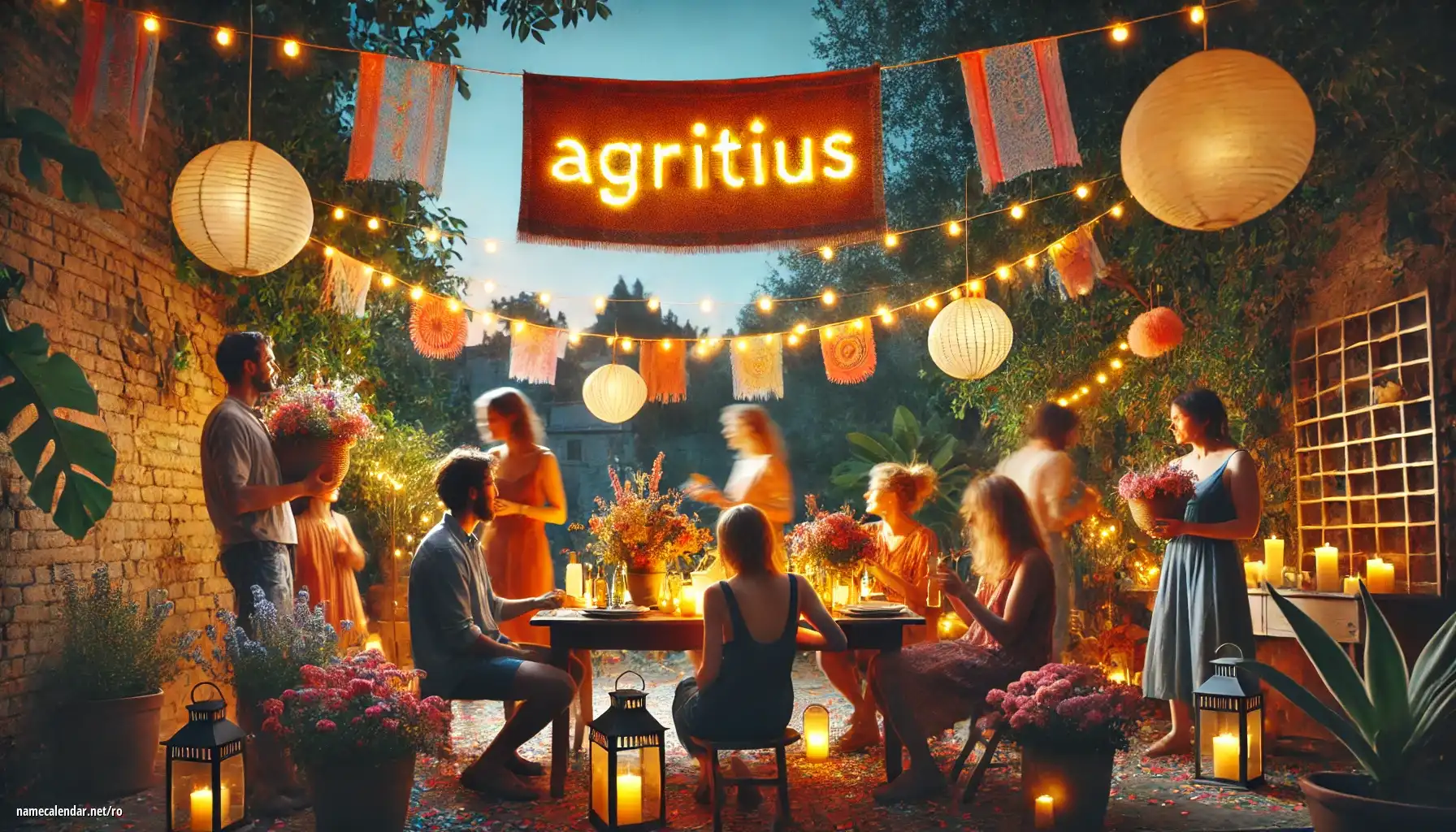 Sărbătorirea zilei onomastice și a numelui - Agritius
