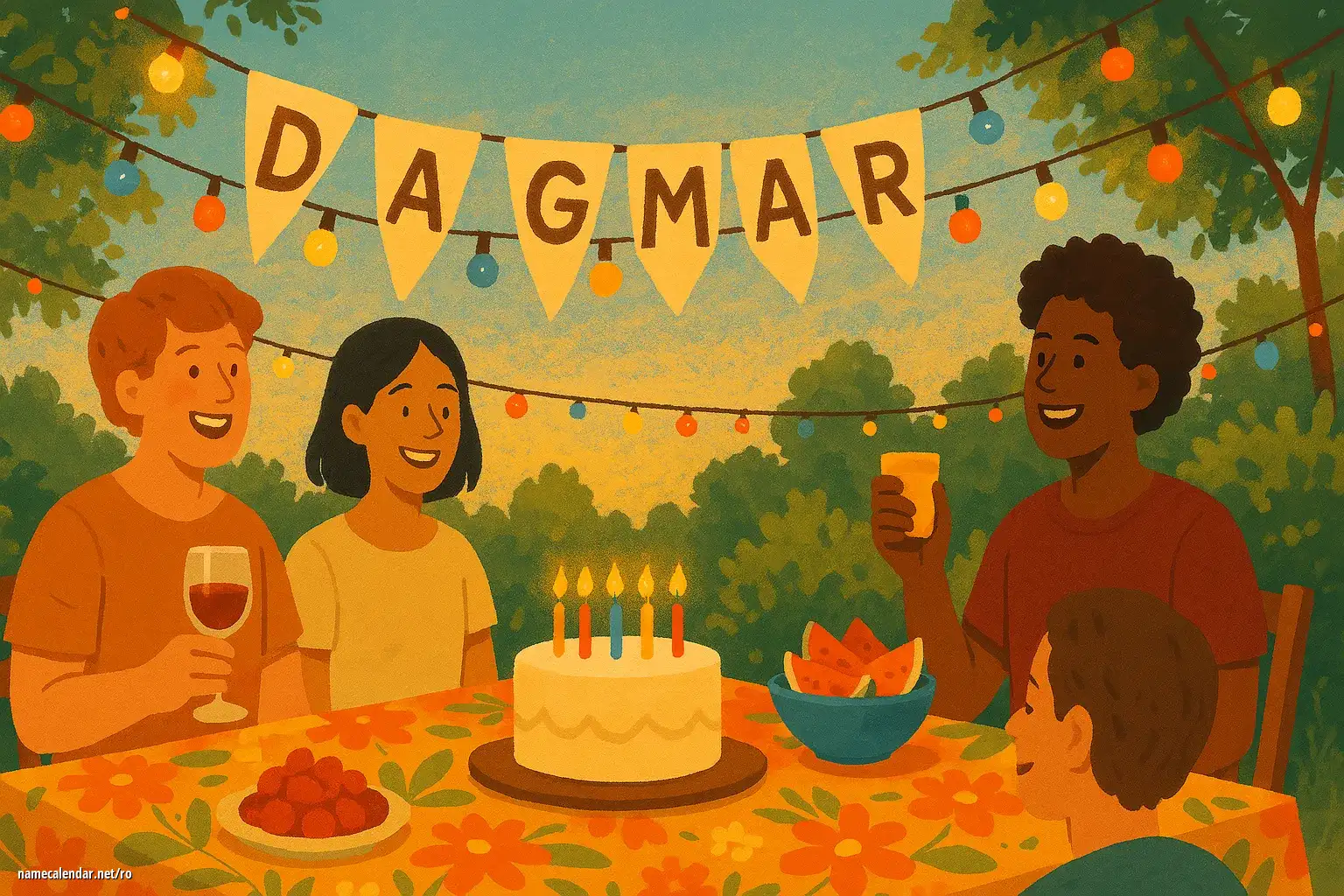 Sărbătorirea zilei onomastice și a numelui - Dagmar