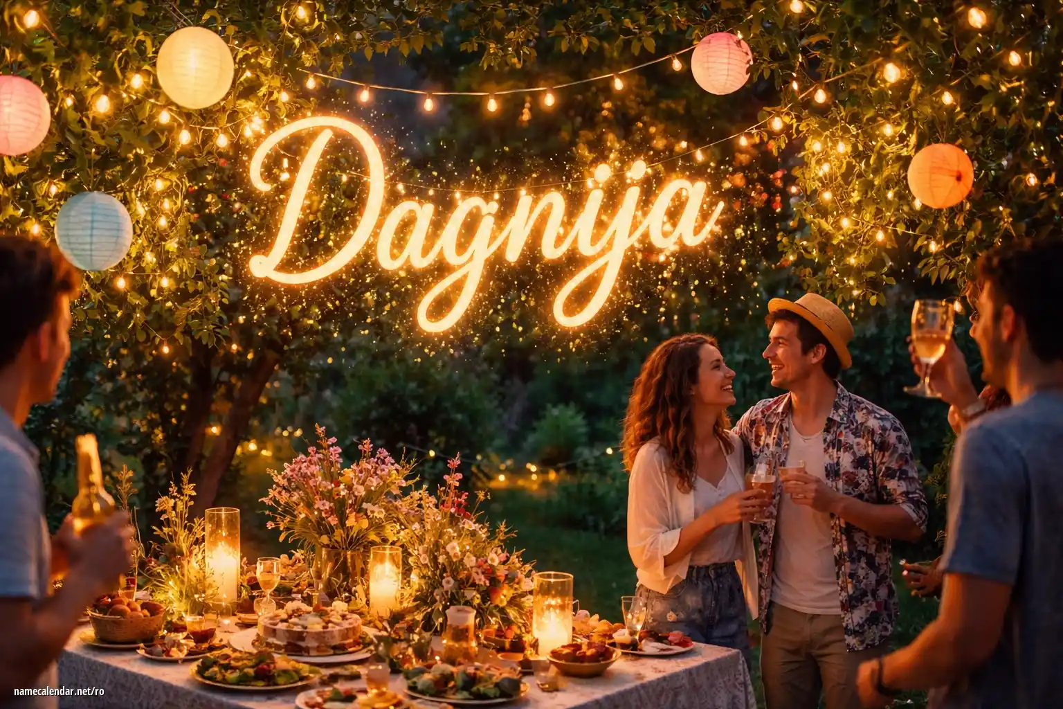 Sărbătorirea zilei onomastice și a numelui - Dagnija