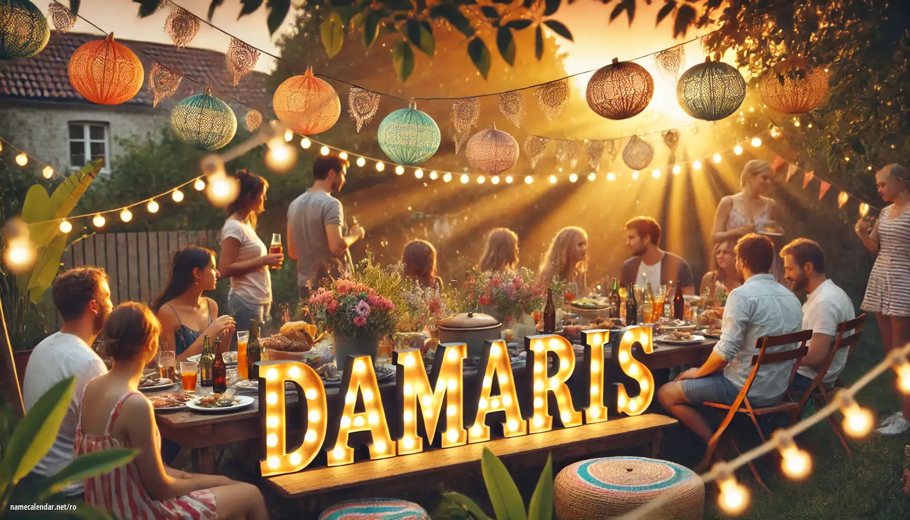 Sărbătorirea zilei onomastice și a numelui - Damaris