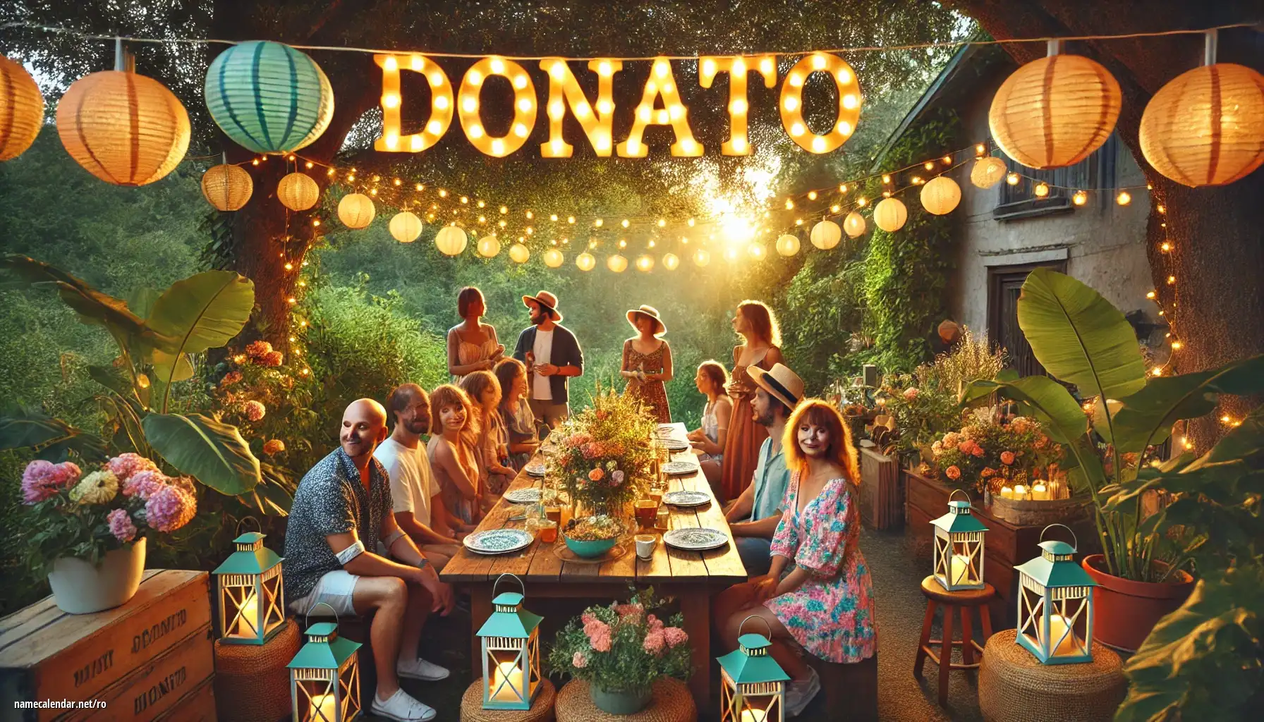 Sărbătorirea zilei onomastice și a numelui - Donato