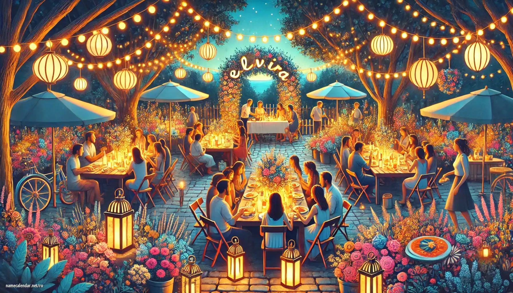 Sărbătorirea zilei onomastice și a numelui - Elvira