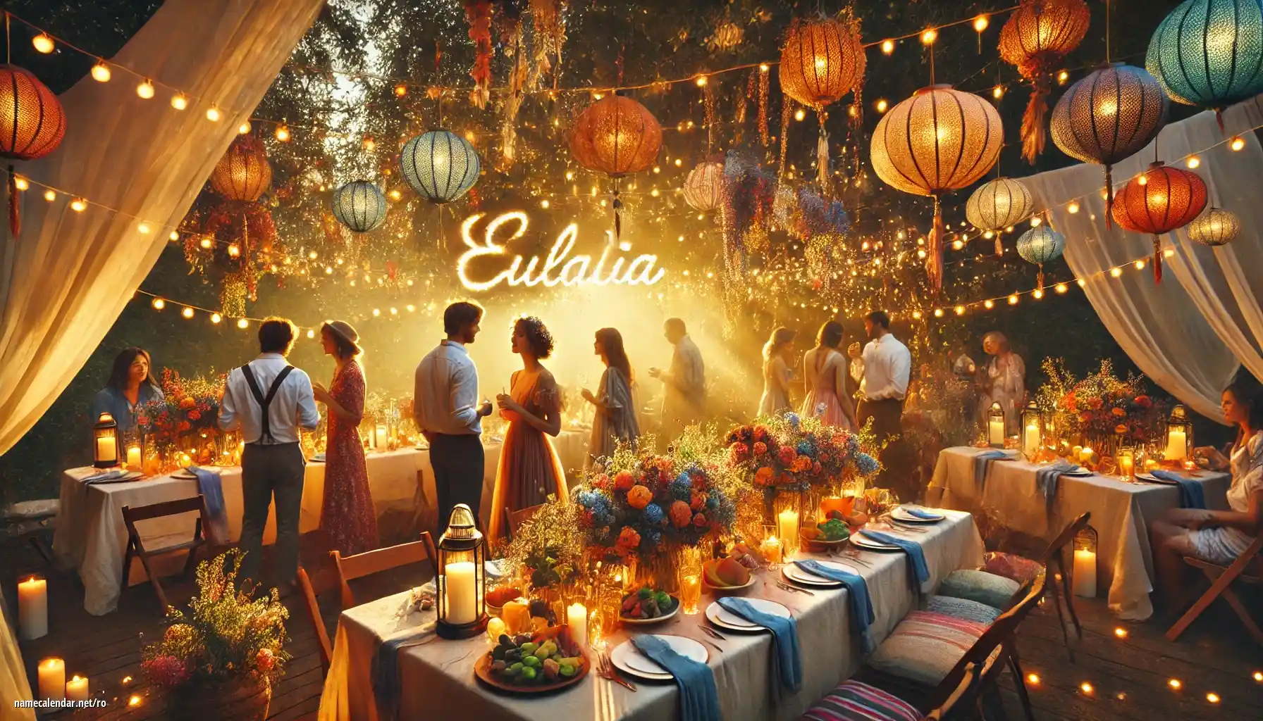 Sărbătorirea zilei onomastice și a numelui - Eulalia