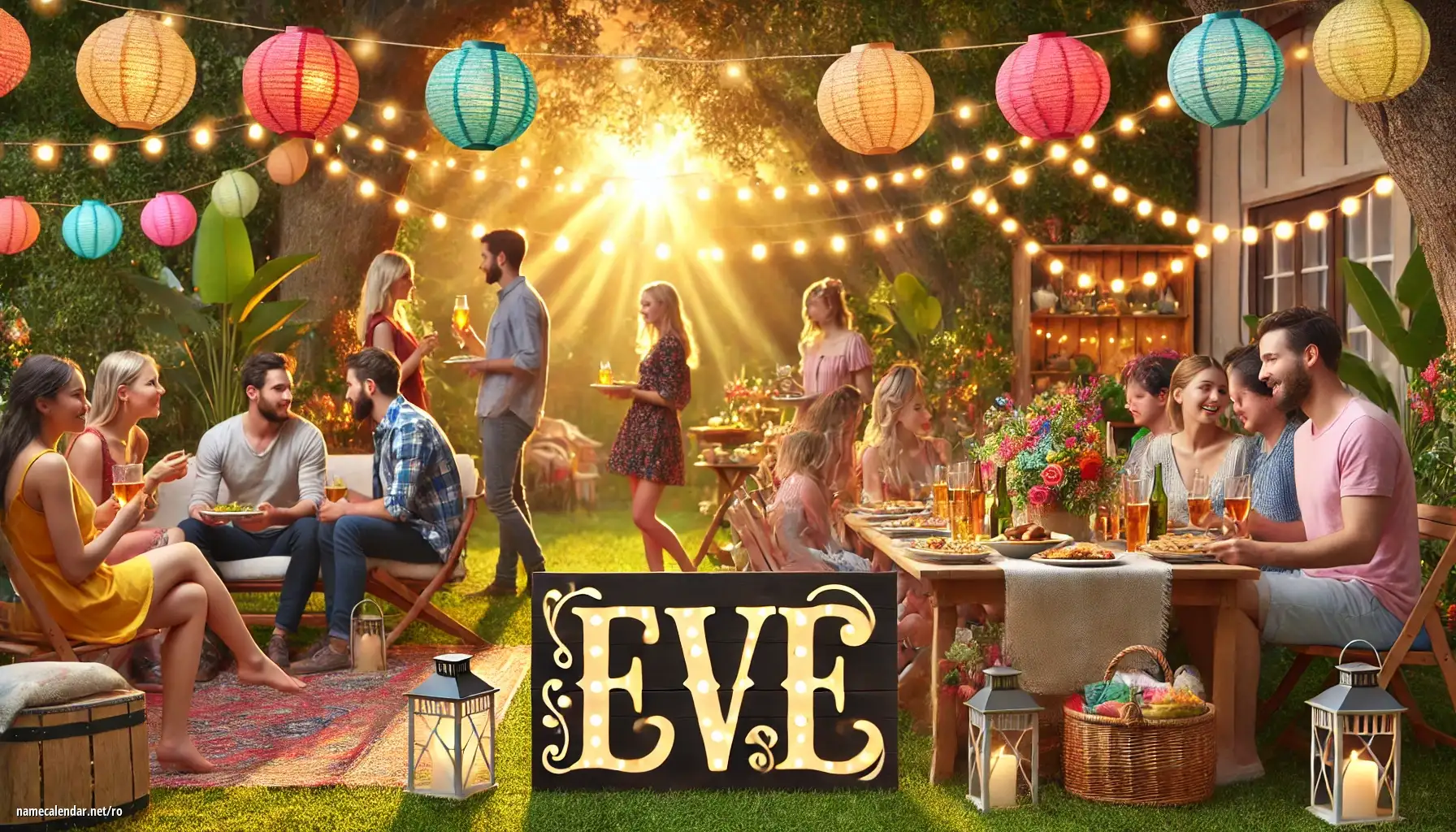 Sărbătorirea zilei onomastice și a numelui - Eve