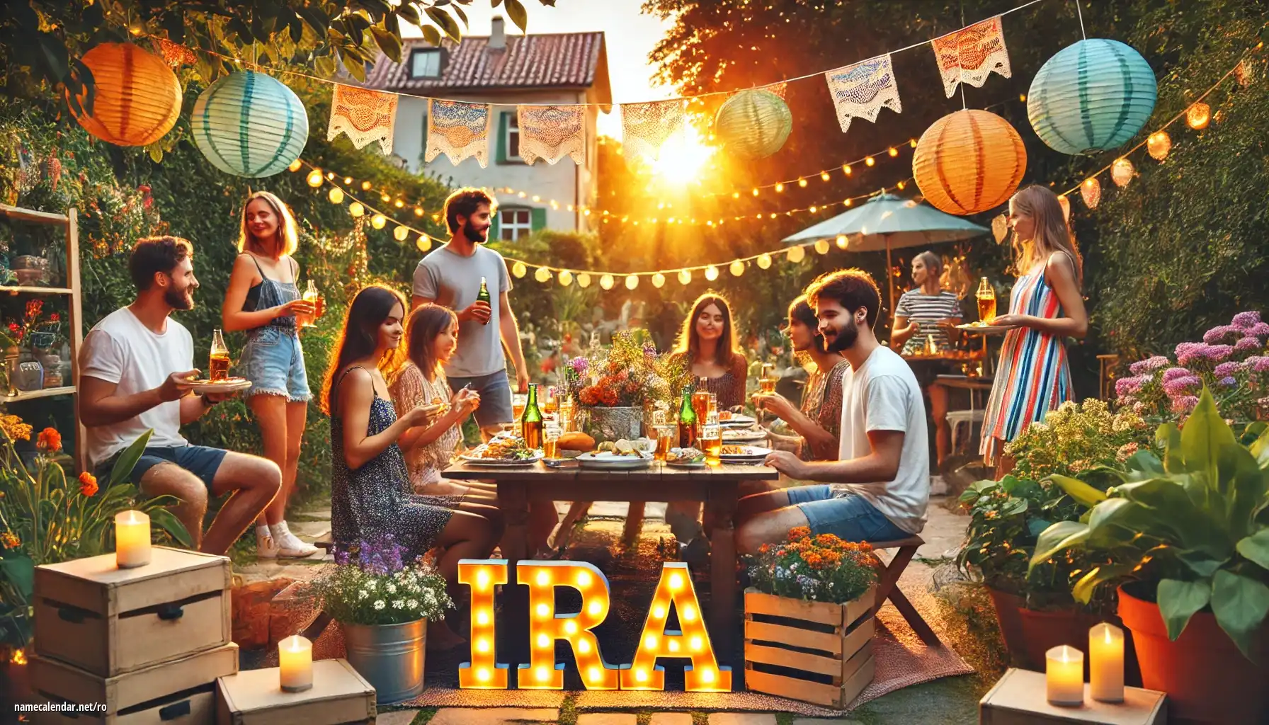 Sărbătorirea zilei onomastice și a numelui - Ira