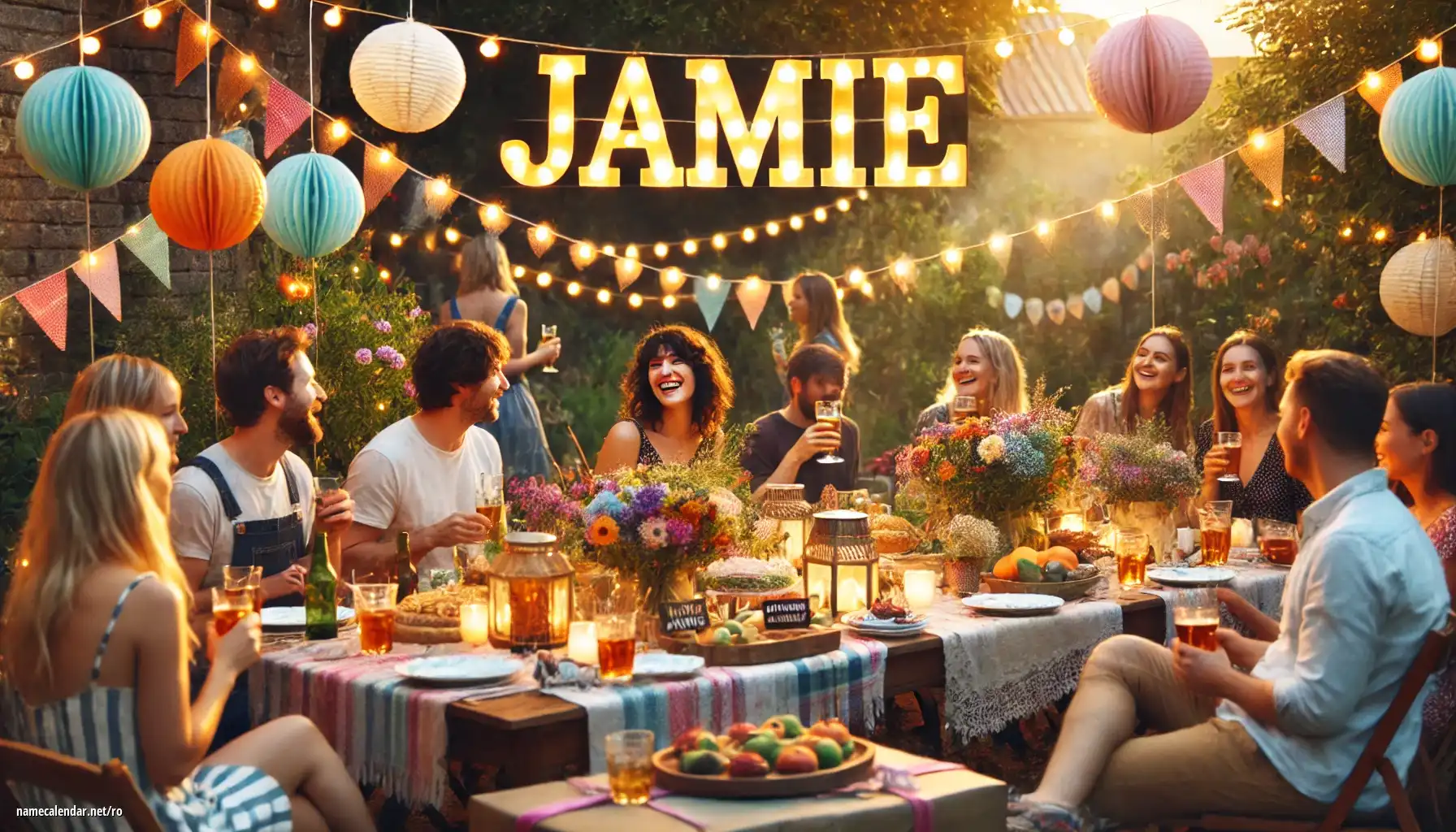 Sărbătorirea zilei onomastice și a numelui - Jamie