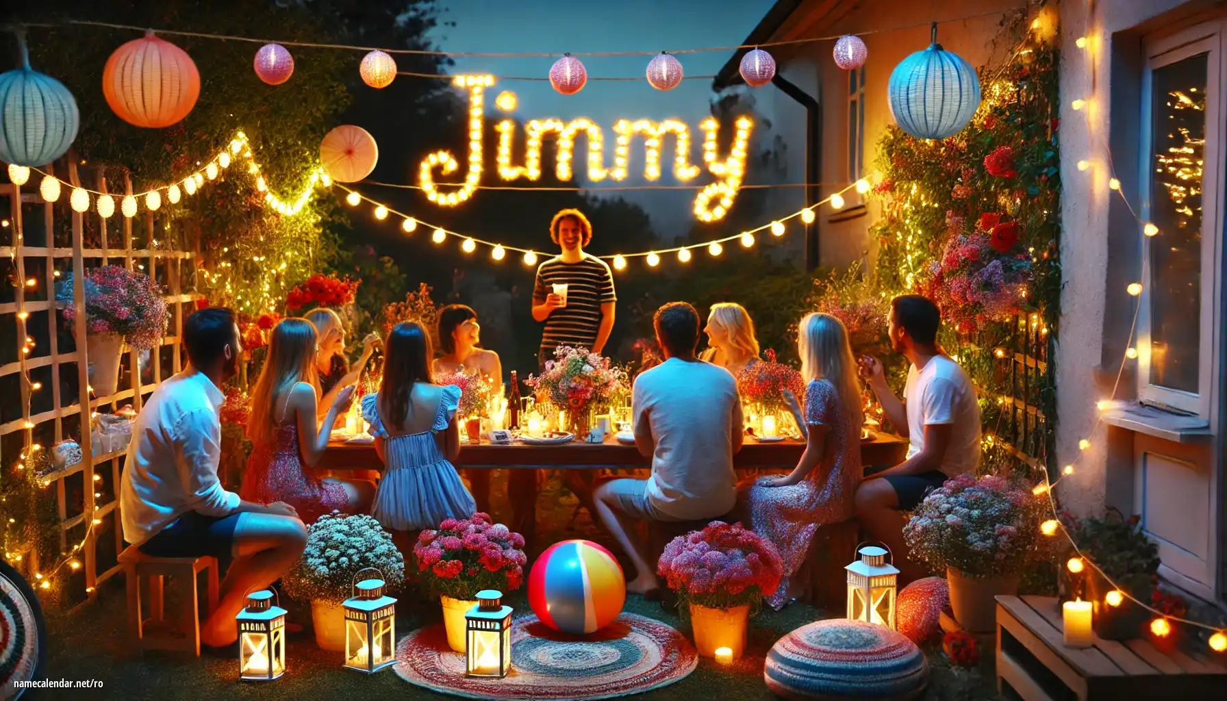 Sărbătorirea zilei onomastice și a numelui - Jimmy