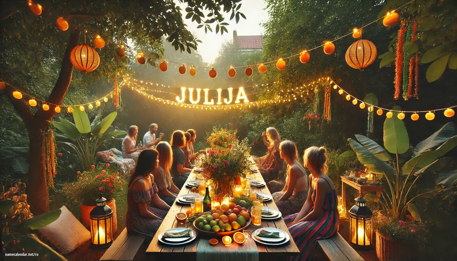 Sărbătorirea zilei onomastice și a numelui - Julija