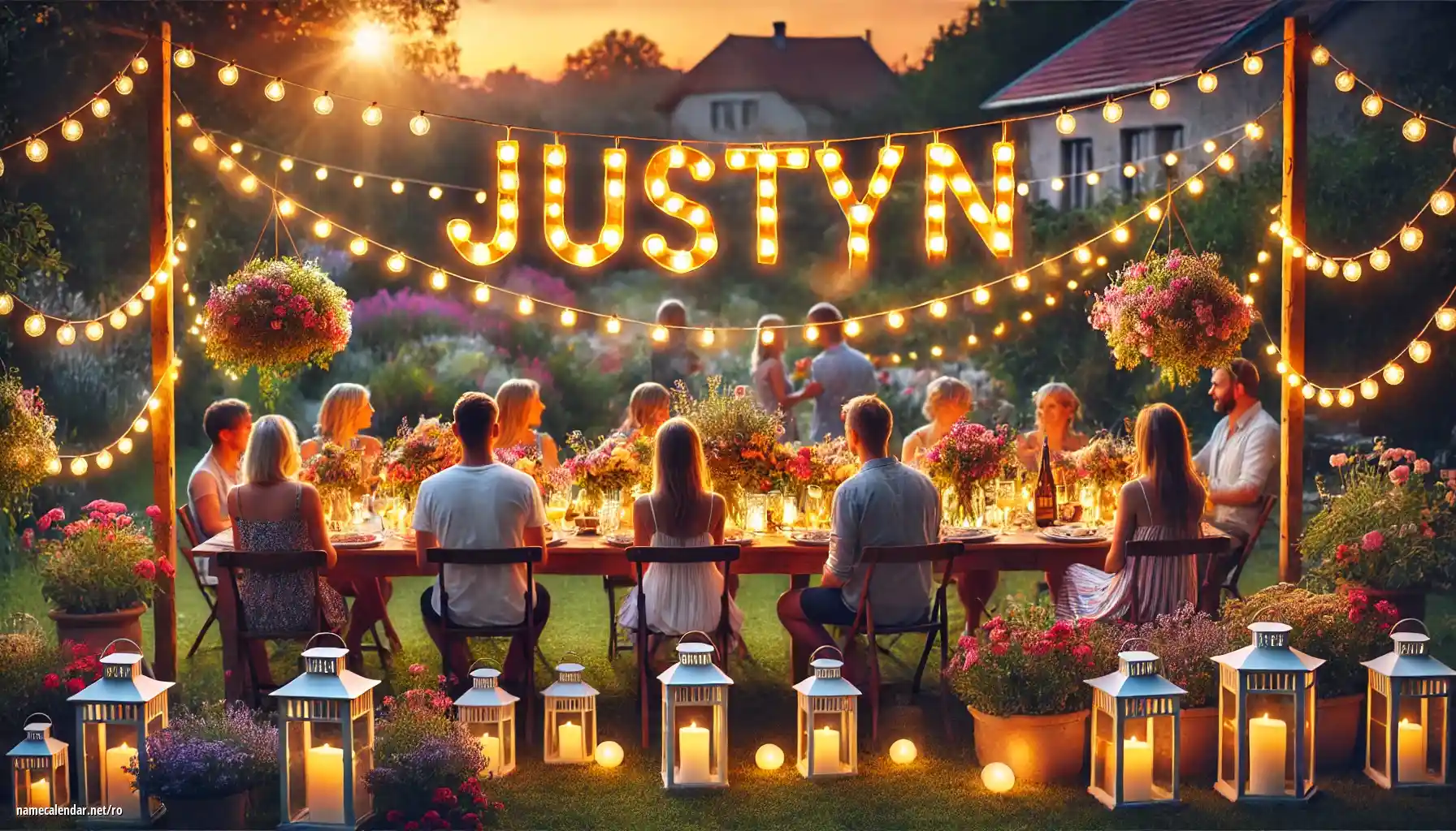 Sărbătorirea zilei onomastice și a numelui - Justyn