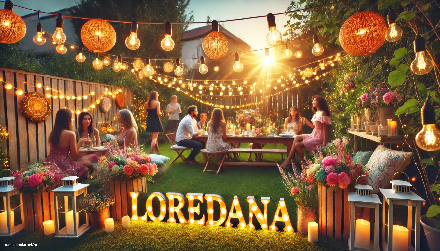 Sărbătorirea zilei onomastice și a numelui - Loredana