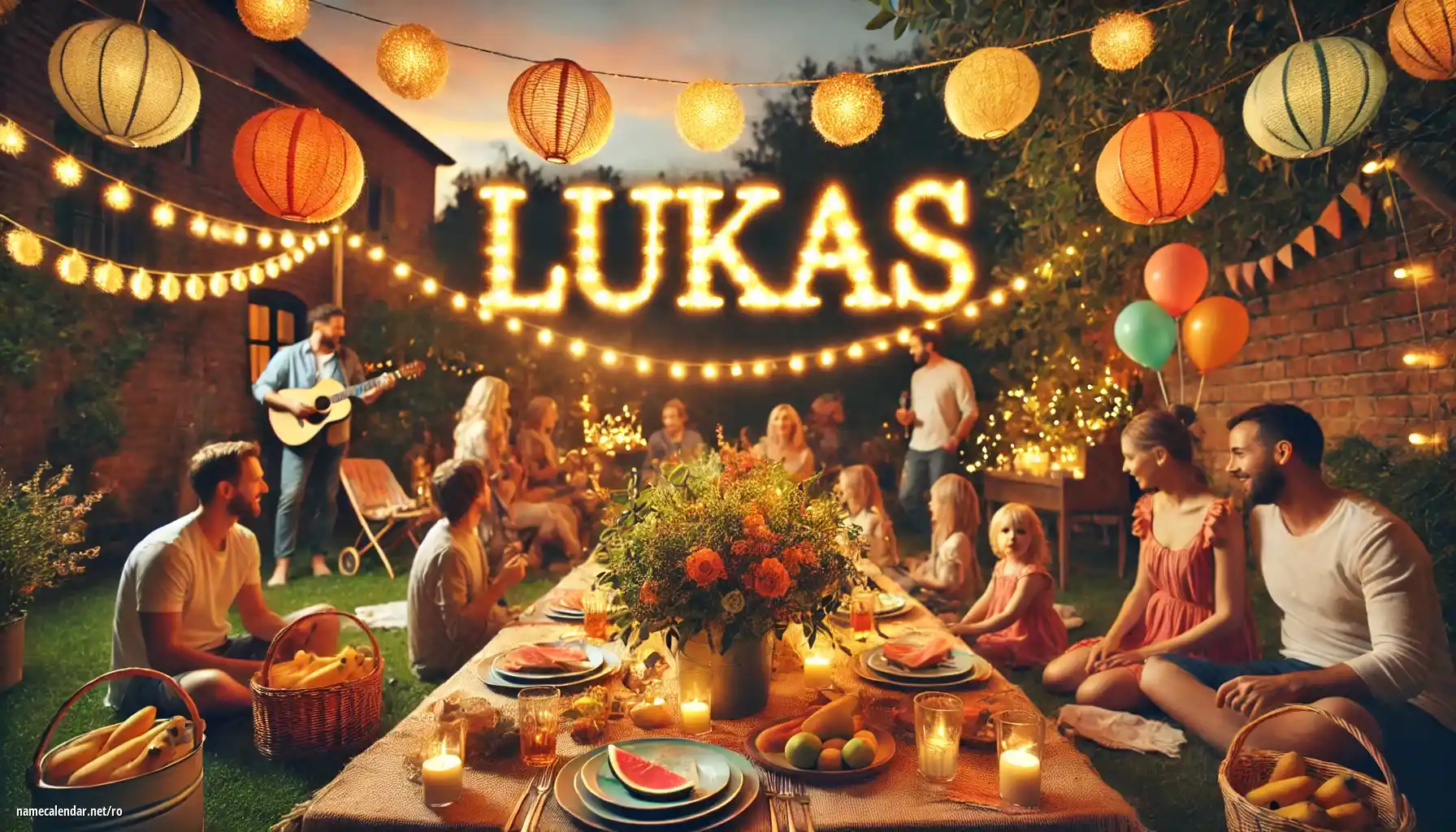 Sărbătorirea zilei onomastice și a numelui - Lukáš