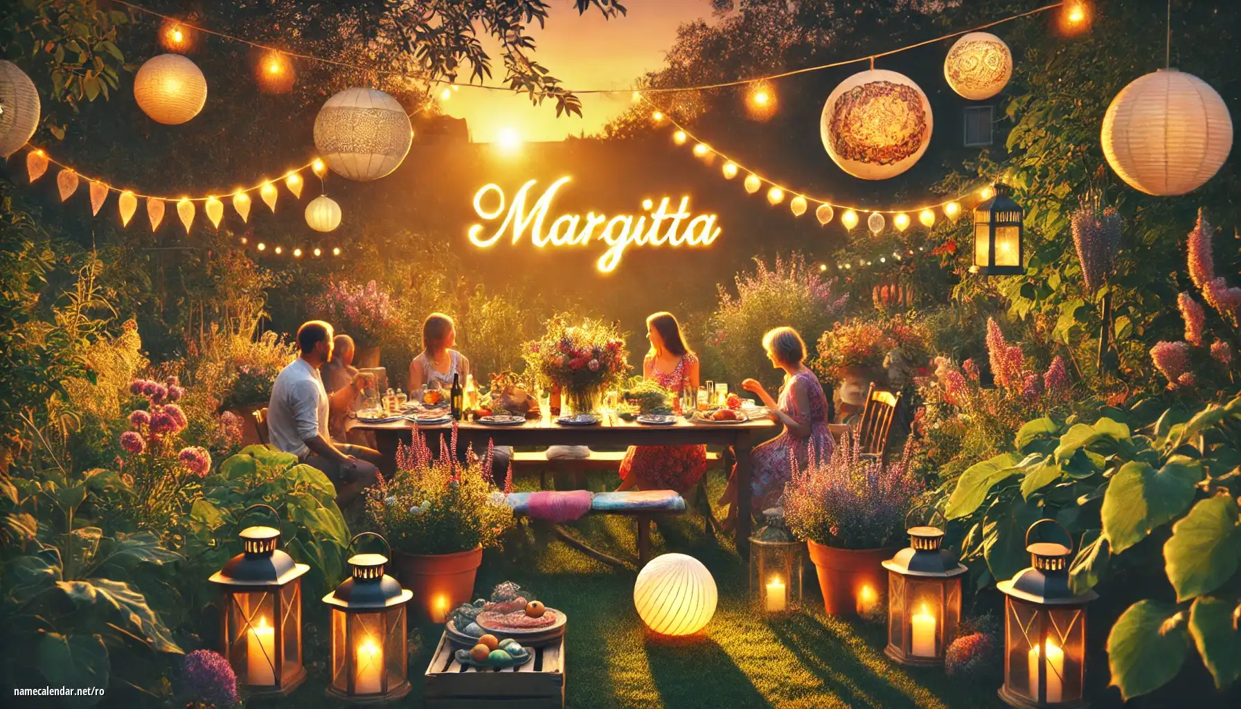 Sărbătorirea zilei onomastice și a numelui - Margitta