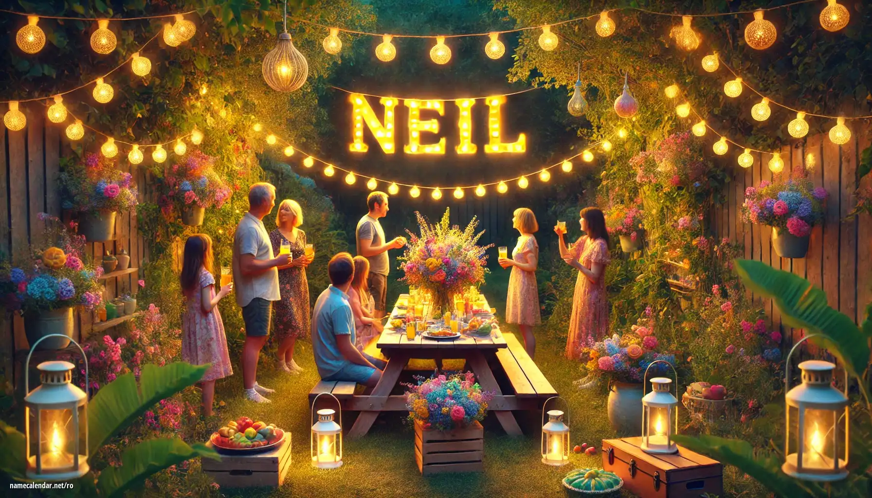 Sărbătorirea zilei onomastice și a numelui - Neil
