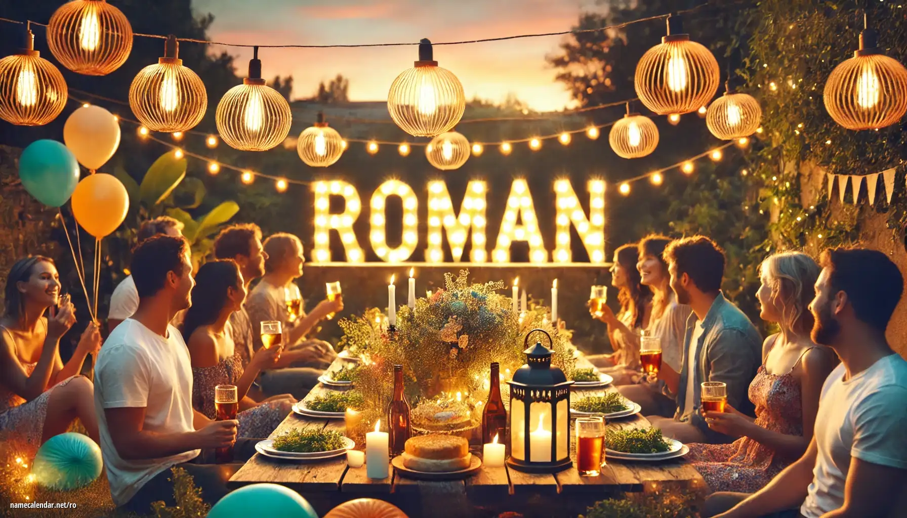 Sărbătorirea zilei onomastice și a numelui - Román